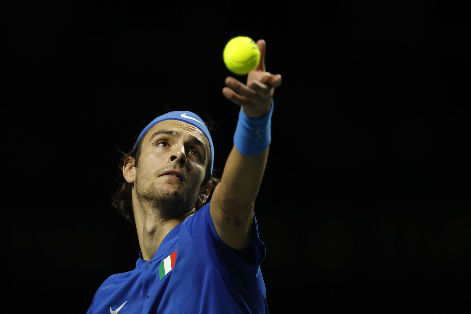 Copa Davis en Málaga: El Musetti-Kecmanovic, en fotos