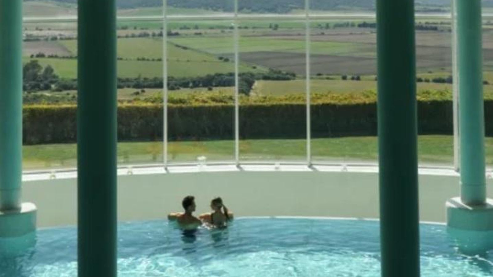 Espectacular estampa de una de las zonas del SPA.