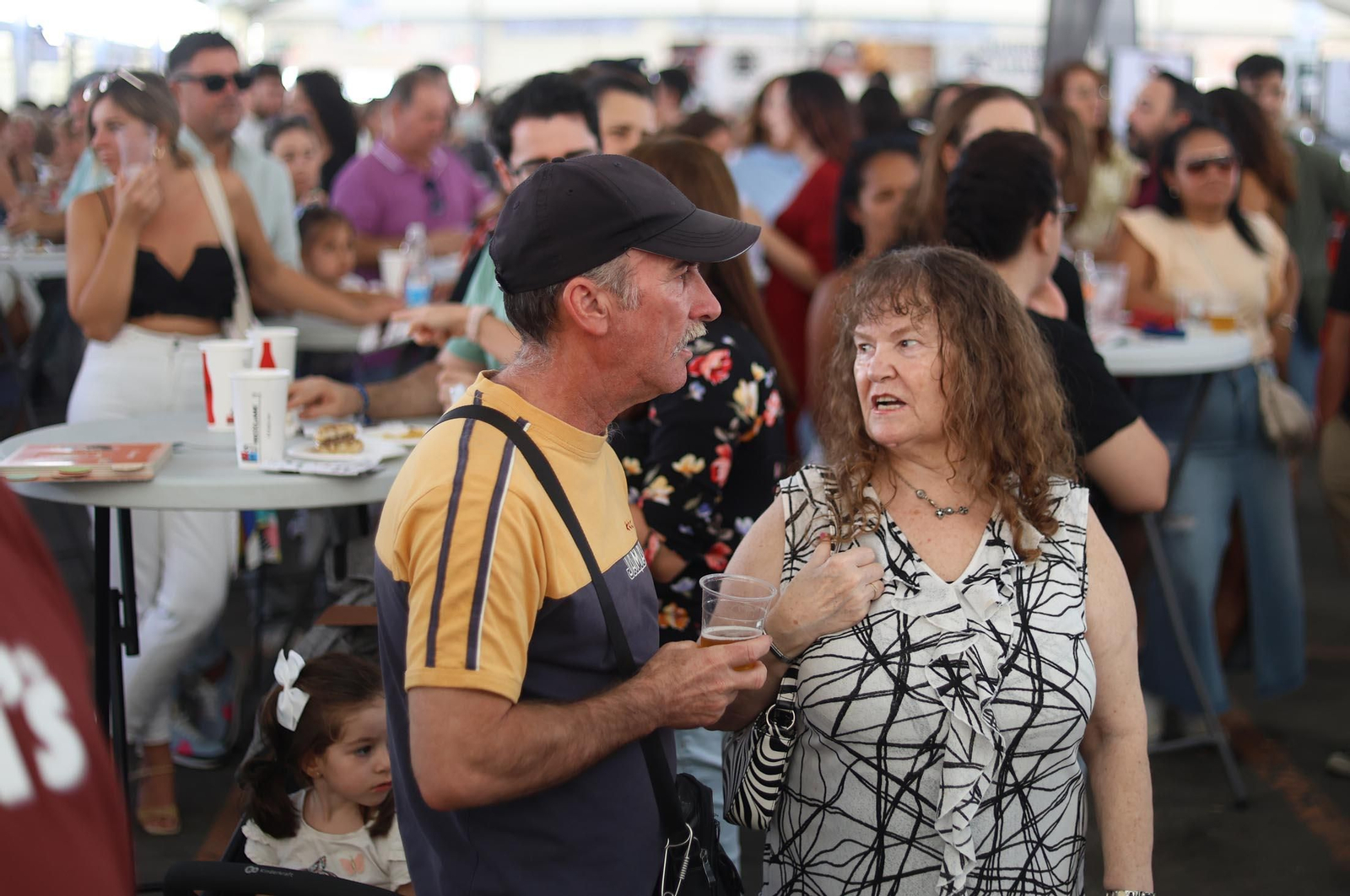 Imágenes de la Feria de la Tapa de Huelva en la mañana del domingo