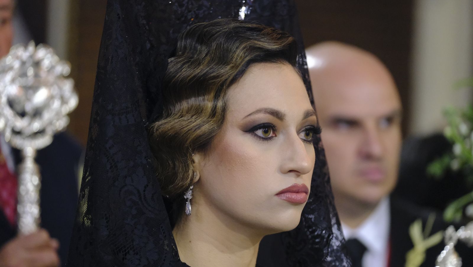 La Borriquita procesiona por las calles de Almería, en imágenes