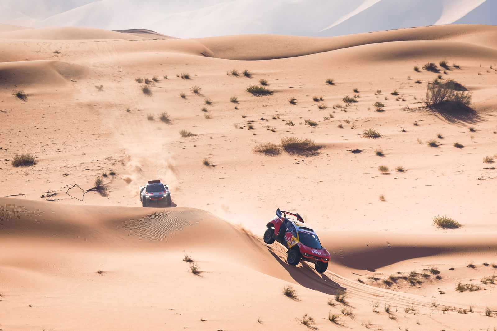 Las espectaculares imágenes del Dakar por las dunas