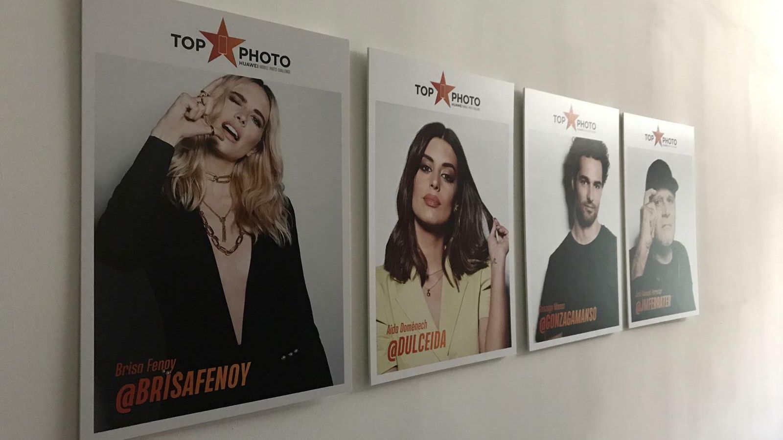 Fotografías de Brisa Fenoy y de los miembros del jurado