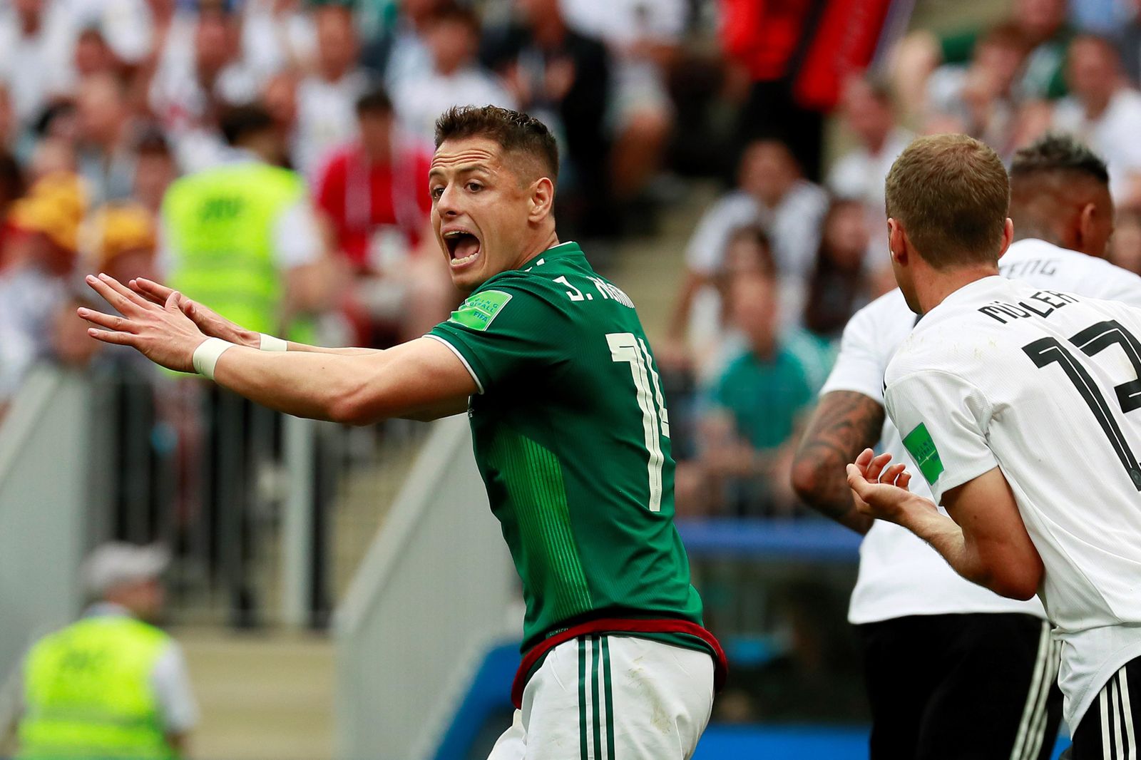 Las imágenes del Alemania-México