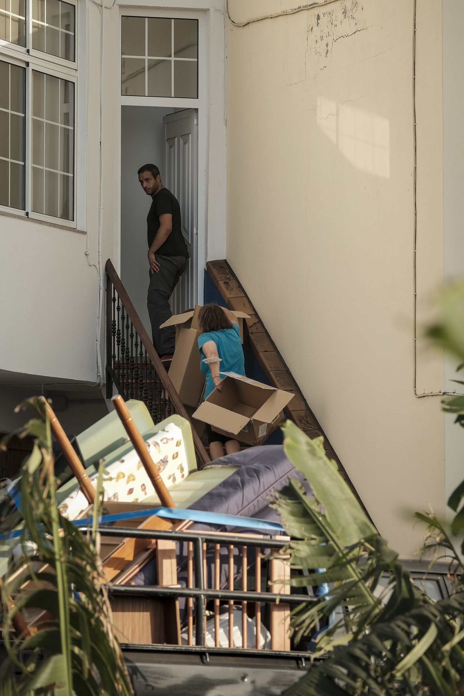 El desalojo de Tadeo en La Palma.