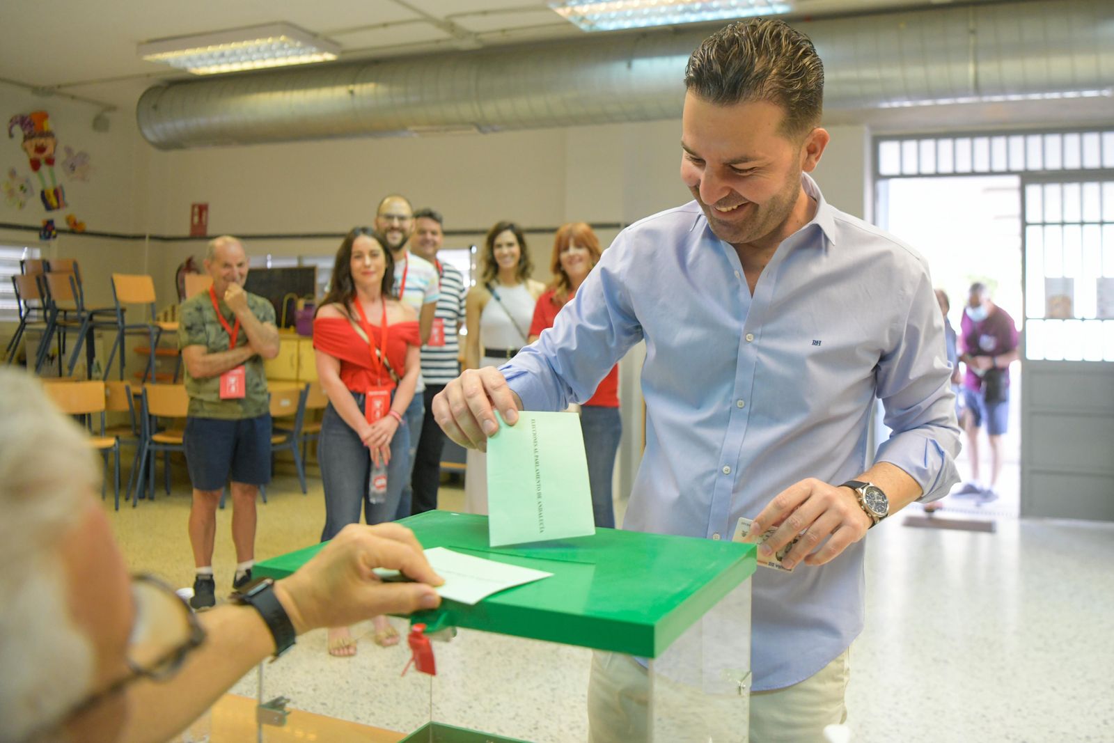 El secretario de Organización del PSOE-A, Noel López.