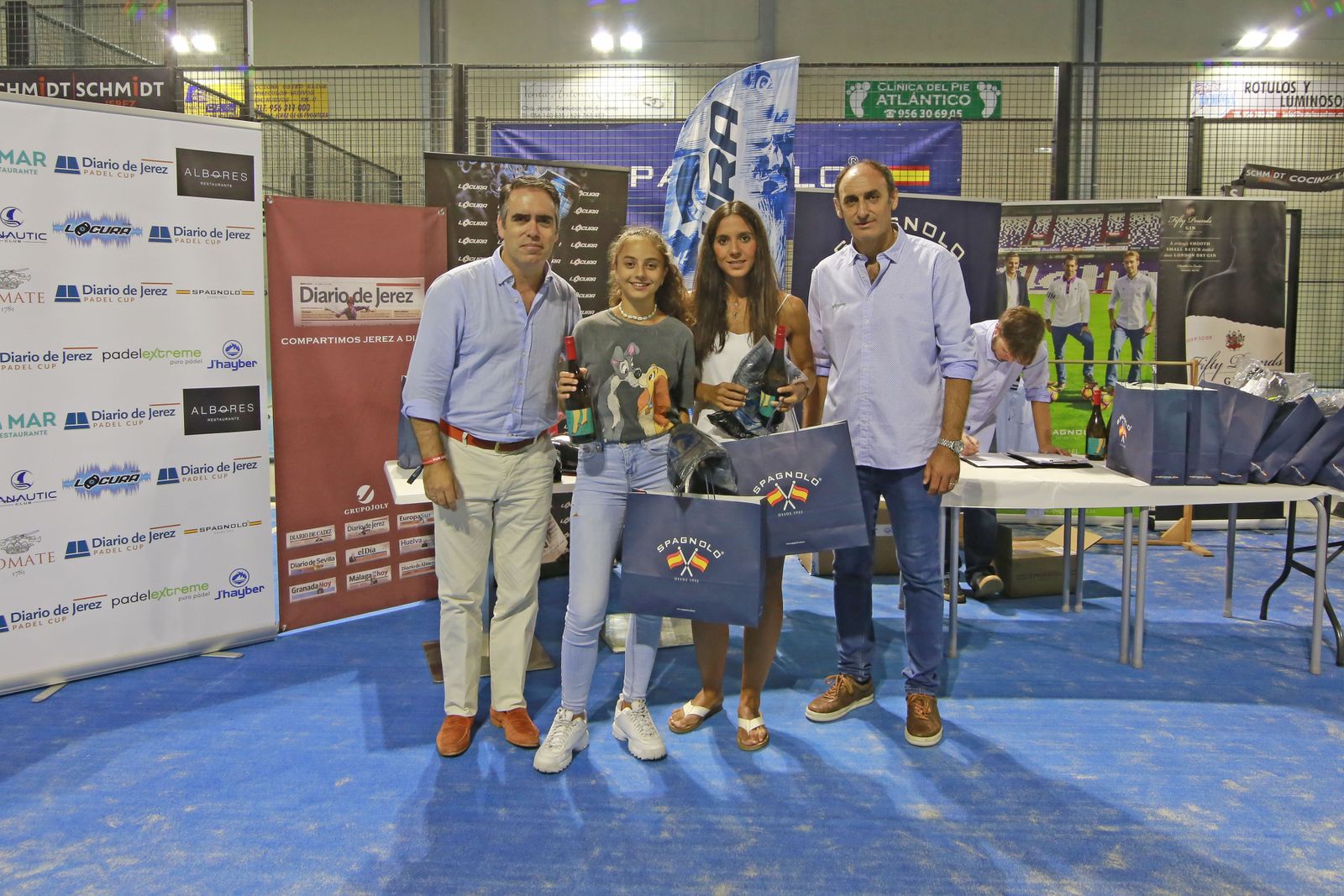 Entrega de premios de la IV Diario de Jerez Pádel Cup