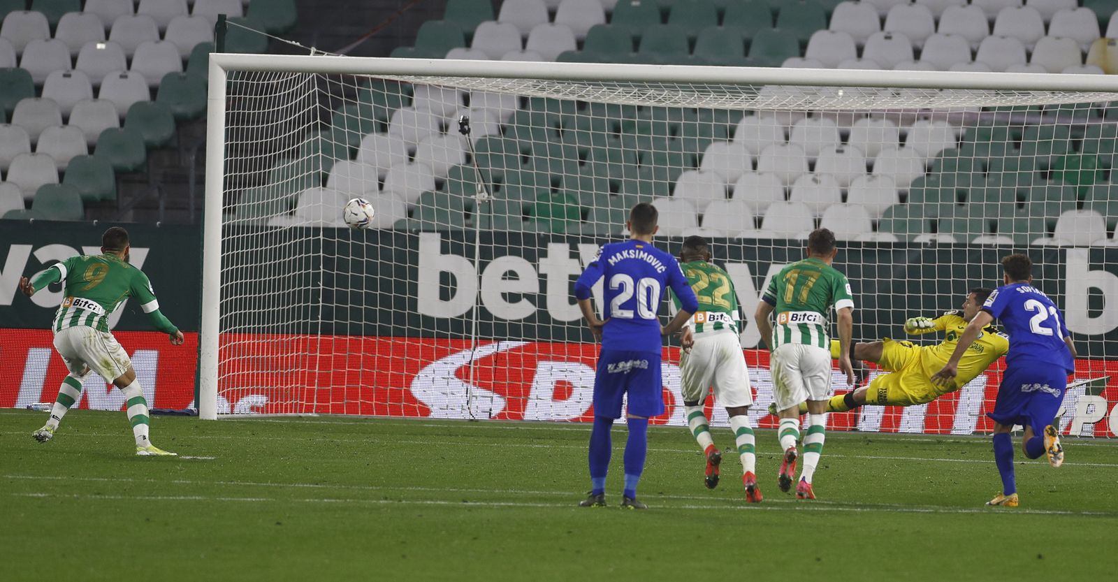 Las imágenes del Betis-Getafe