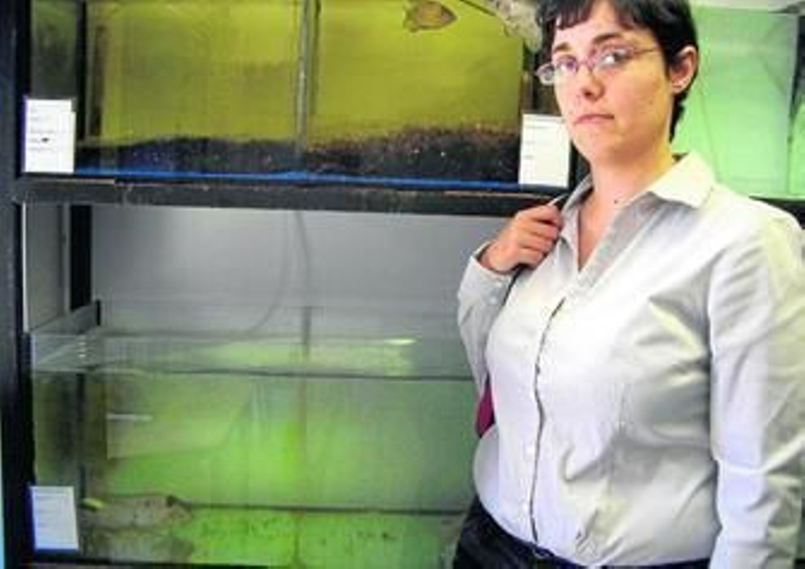 Guadalupe López destaca la importancia de los aspectos térmicos de cara a la cría de peces en invernadero.