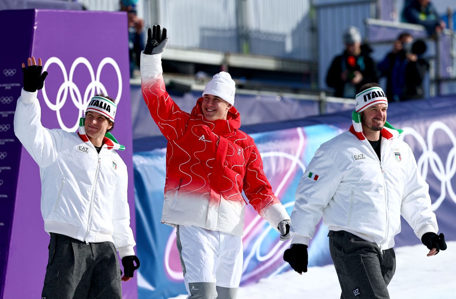 Las espectaculares fotos del descenso masculino en los Juegos Olímpicos de invierno