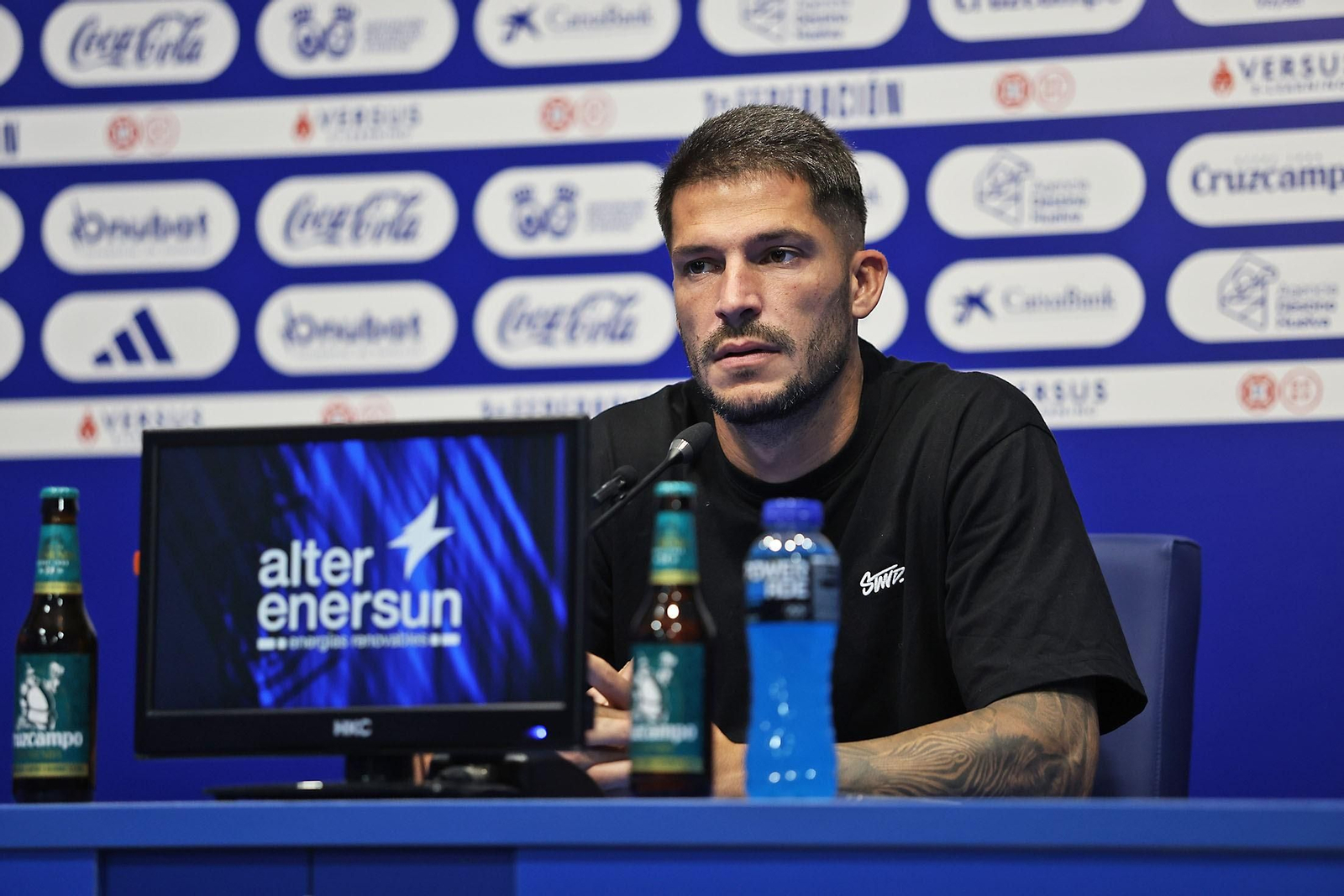 Caye Quintana, en rueda de prensa.