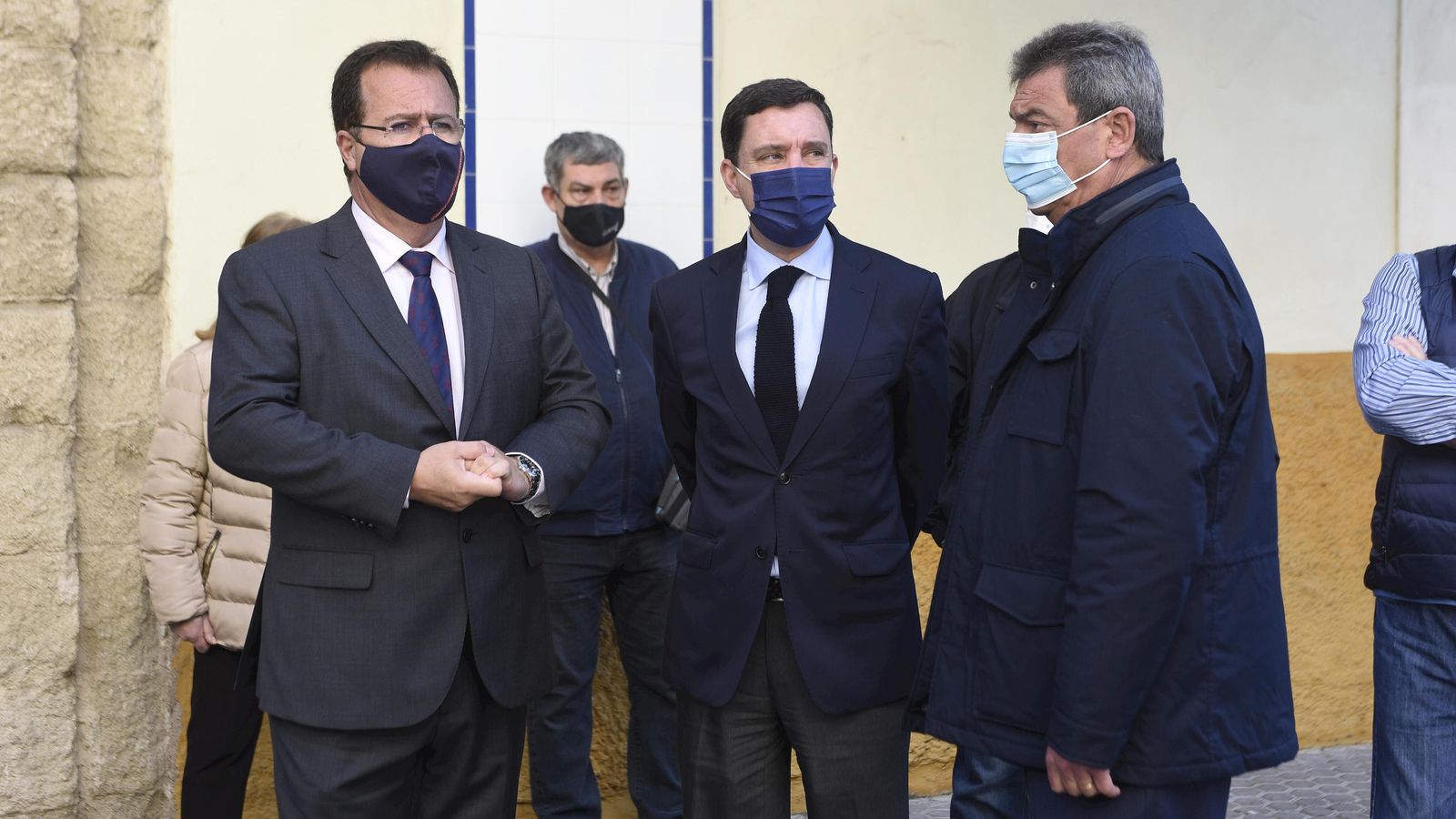 Juan Carlos Cabrera, Juan de la Rosa e Ignacio Flores.