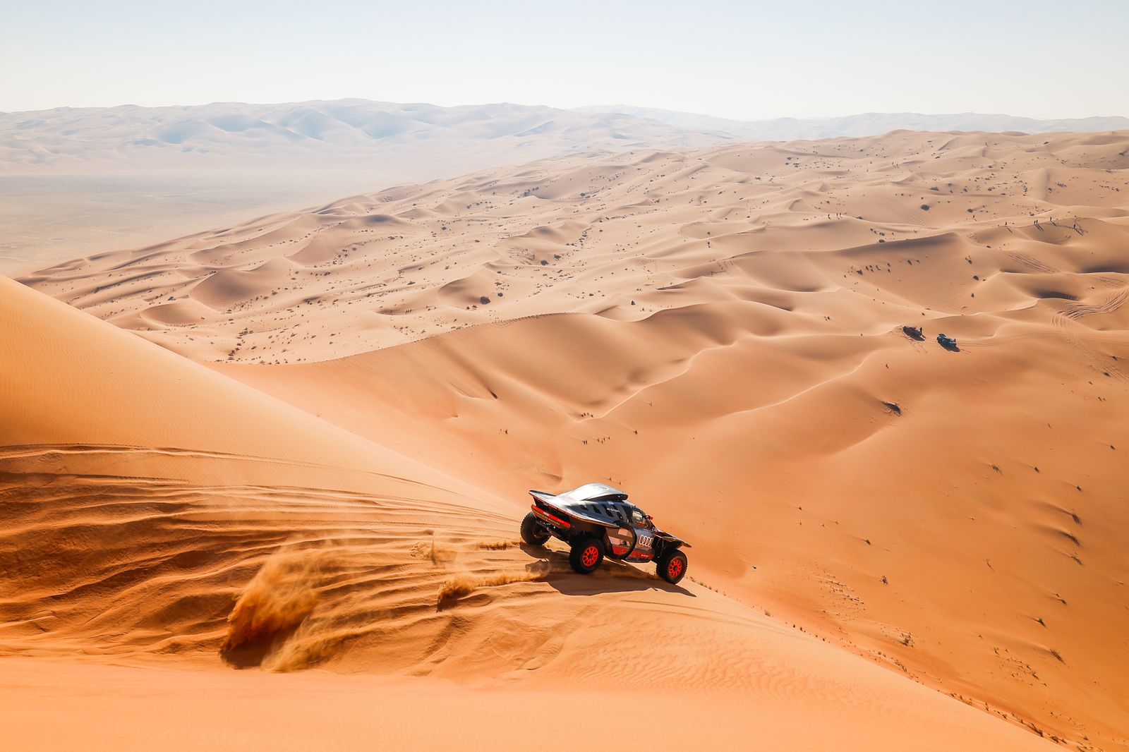 Las mejores fotos del Dakar por las dunas