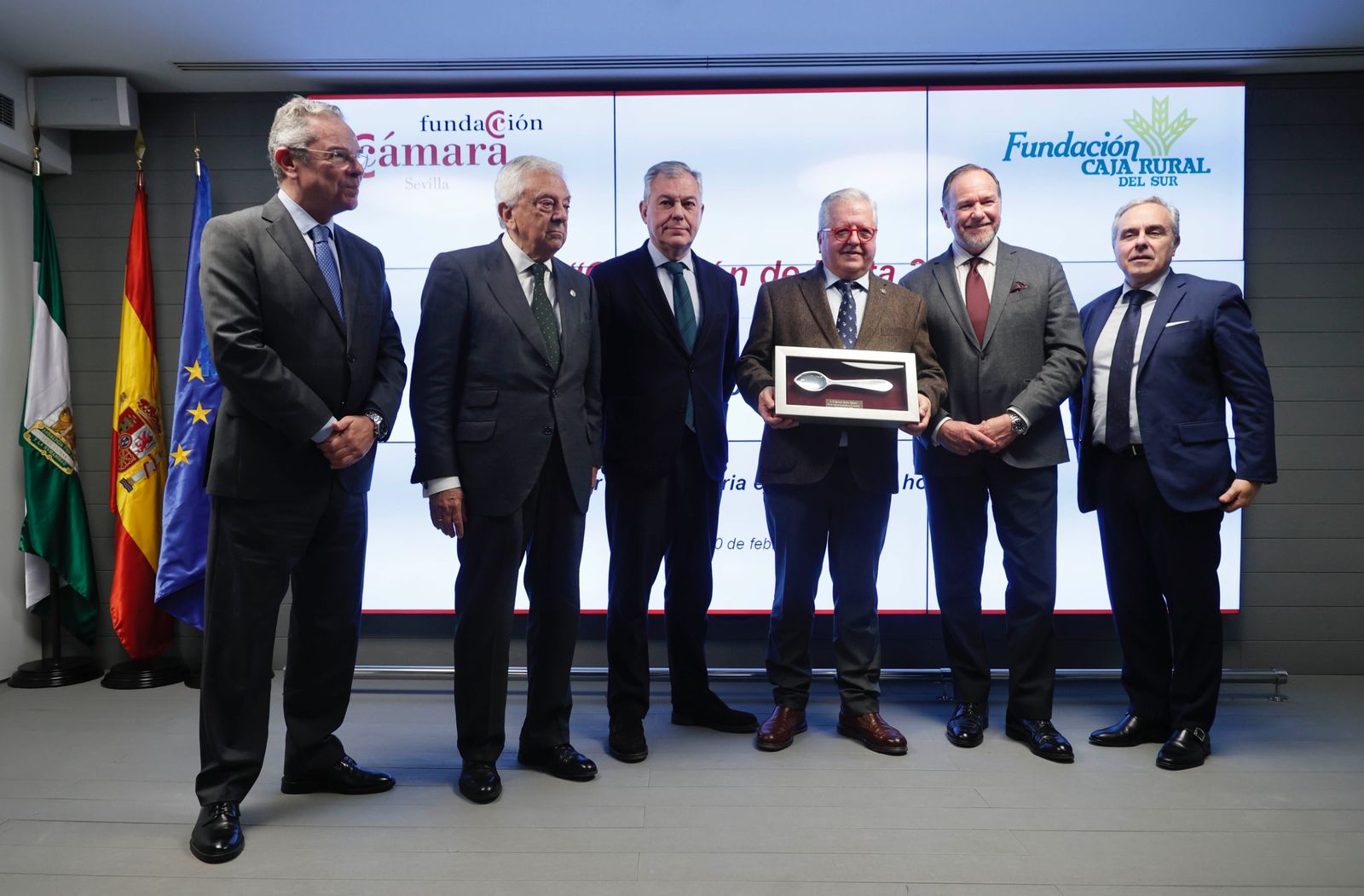 La entrega del cucharón de plata a Mariano García