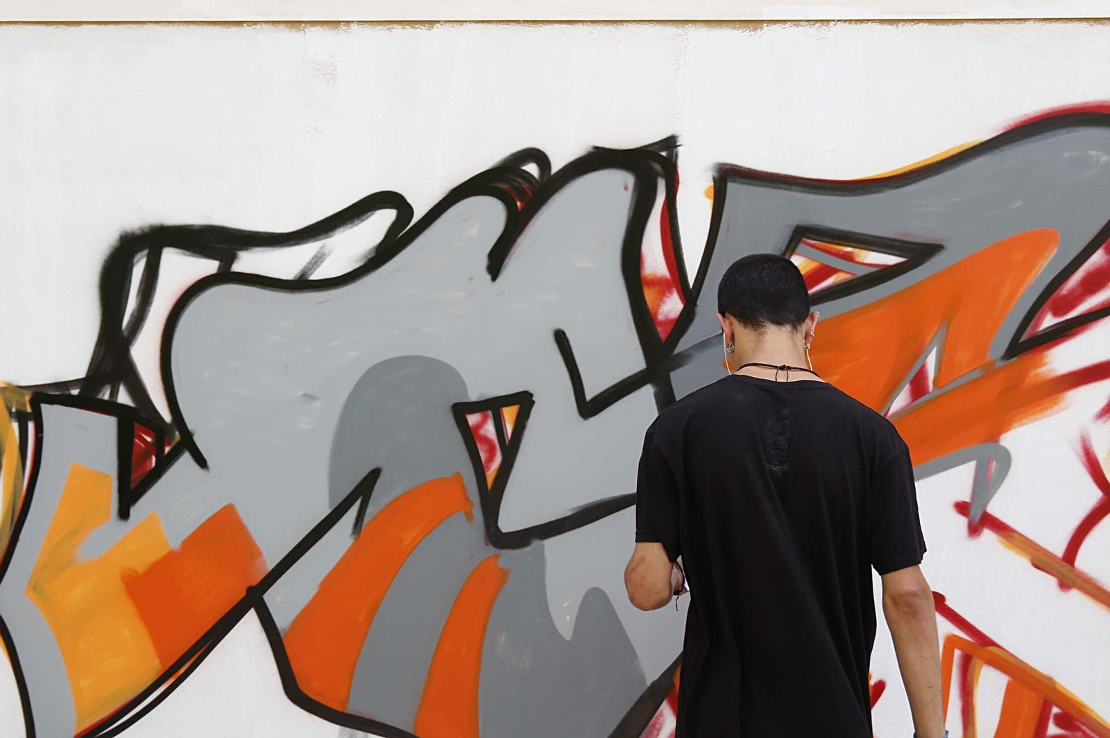 El concurso de graffiti realizado en la Escuela de arte León Ortega
