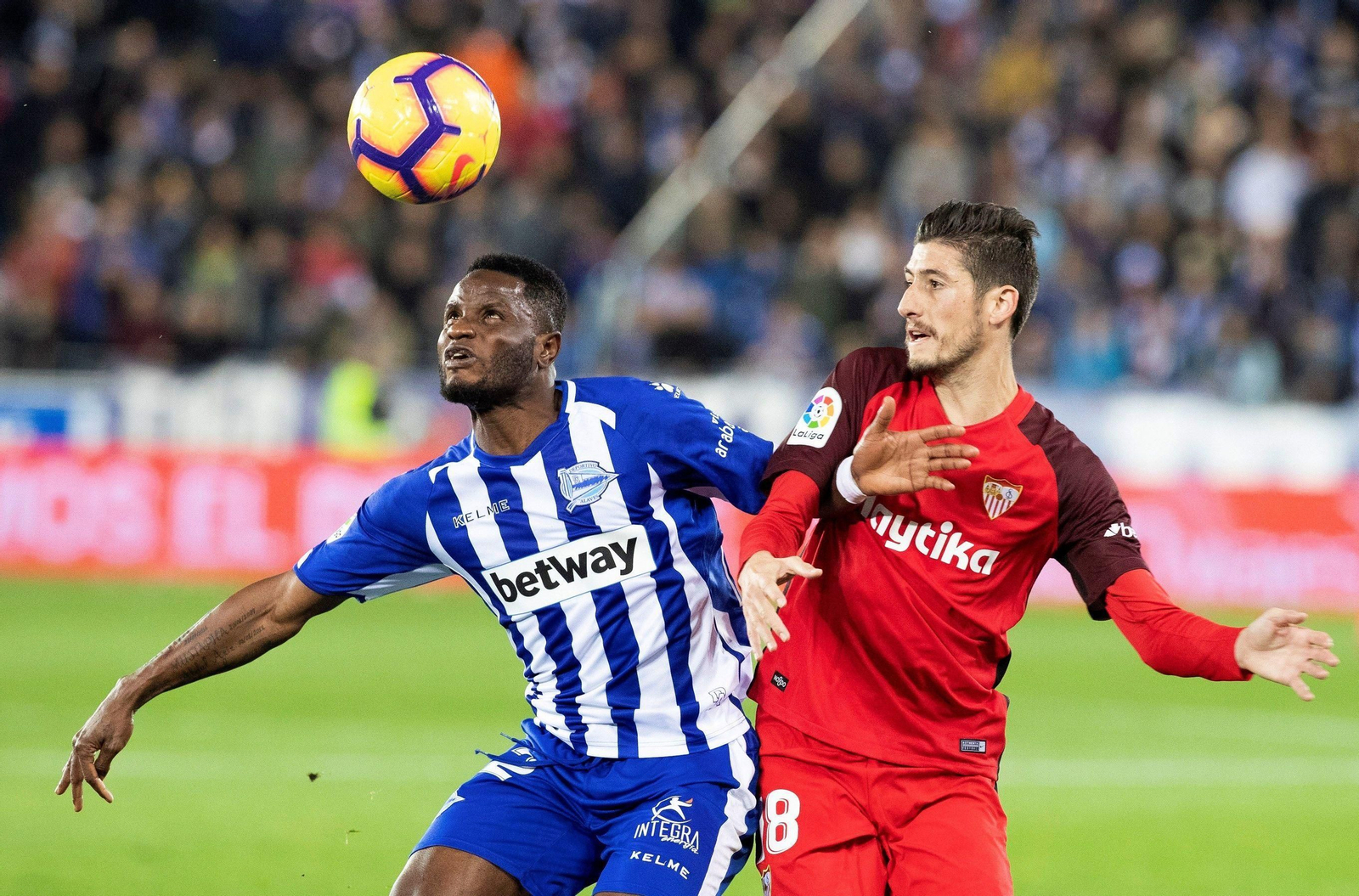 Las imágenes del Alavés-Sevilla