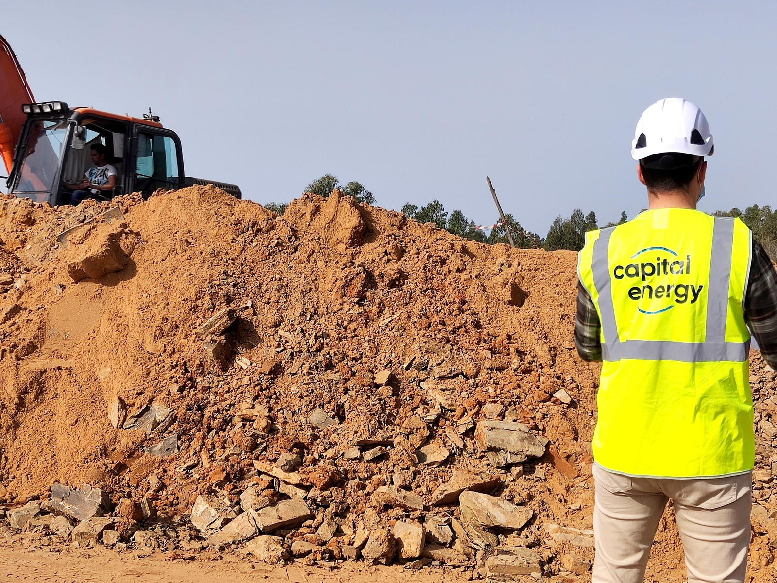 Obras del parque eólico de Ayamonte llevadas a cabo por Capital Energy. Obras del parque eólico de Ayamonte llevadas a cabo por Capital Energy.