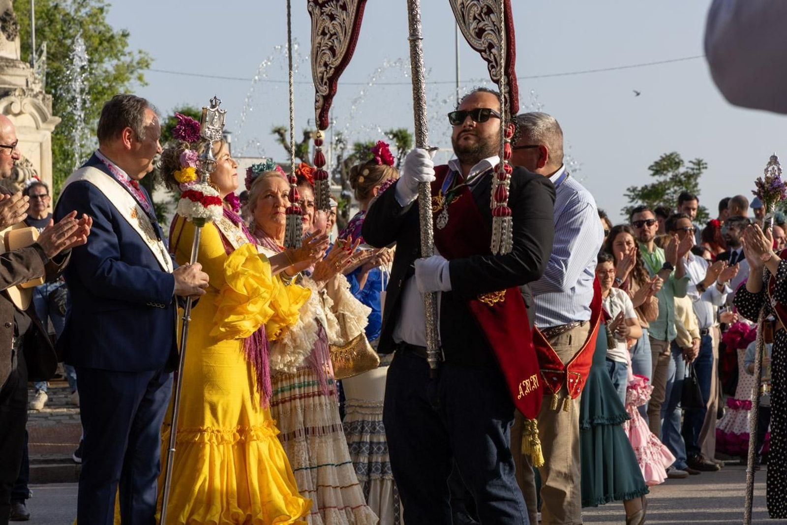 Recepción de Cofradías de la Romería de La Virgen de la Cabeza en Andújar
