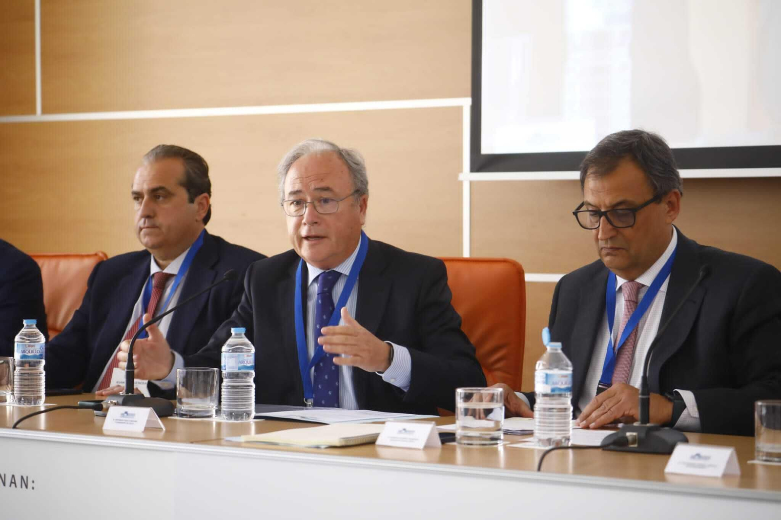 Antonio Díaz, durante su intervención en la asamblea de CECO.
