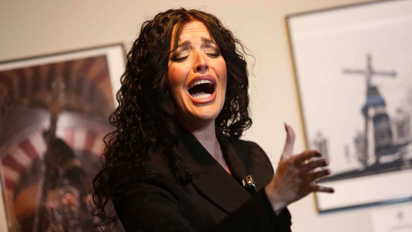 Rosario Córdoba, durante un momento del acto.