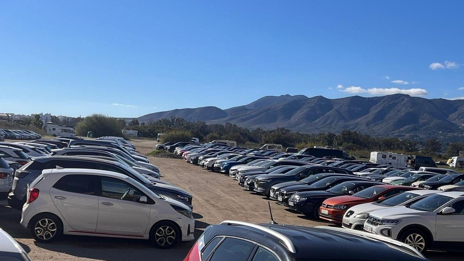 Vehículos estacionados.
