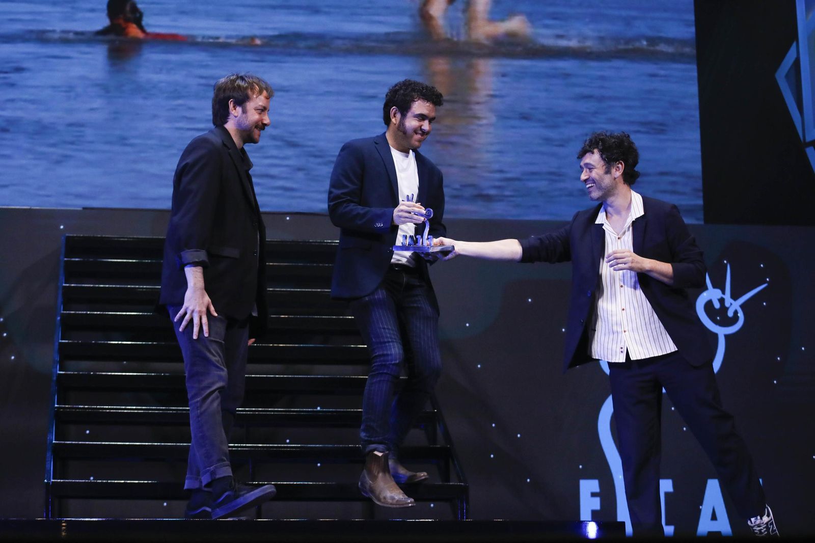 Las imágenes de la gala del Festival Internacional de Cine de Almería (Fical) con el premio 'Almería, tierra de cine' a Karra Elejalde