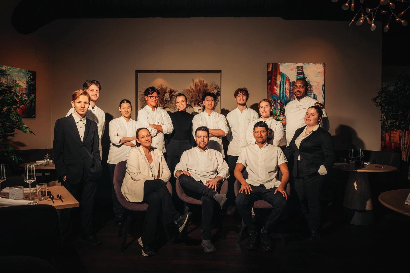 Plantilla del Xef, el restaurante español de Oslo.
