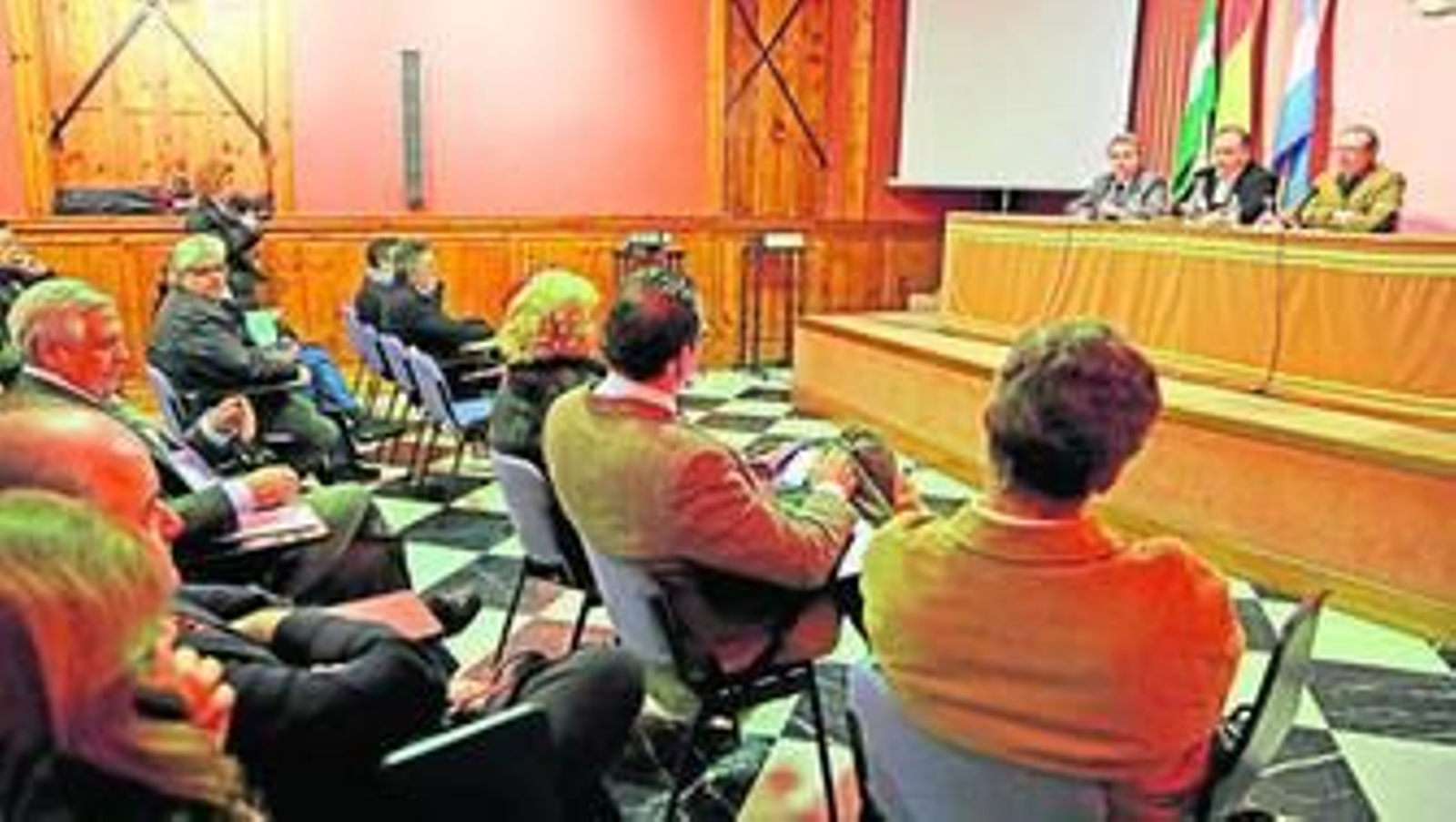 Un momento de la conferencia ayer de Manuel Ruiz Romero en el Museo.