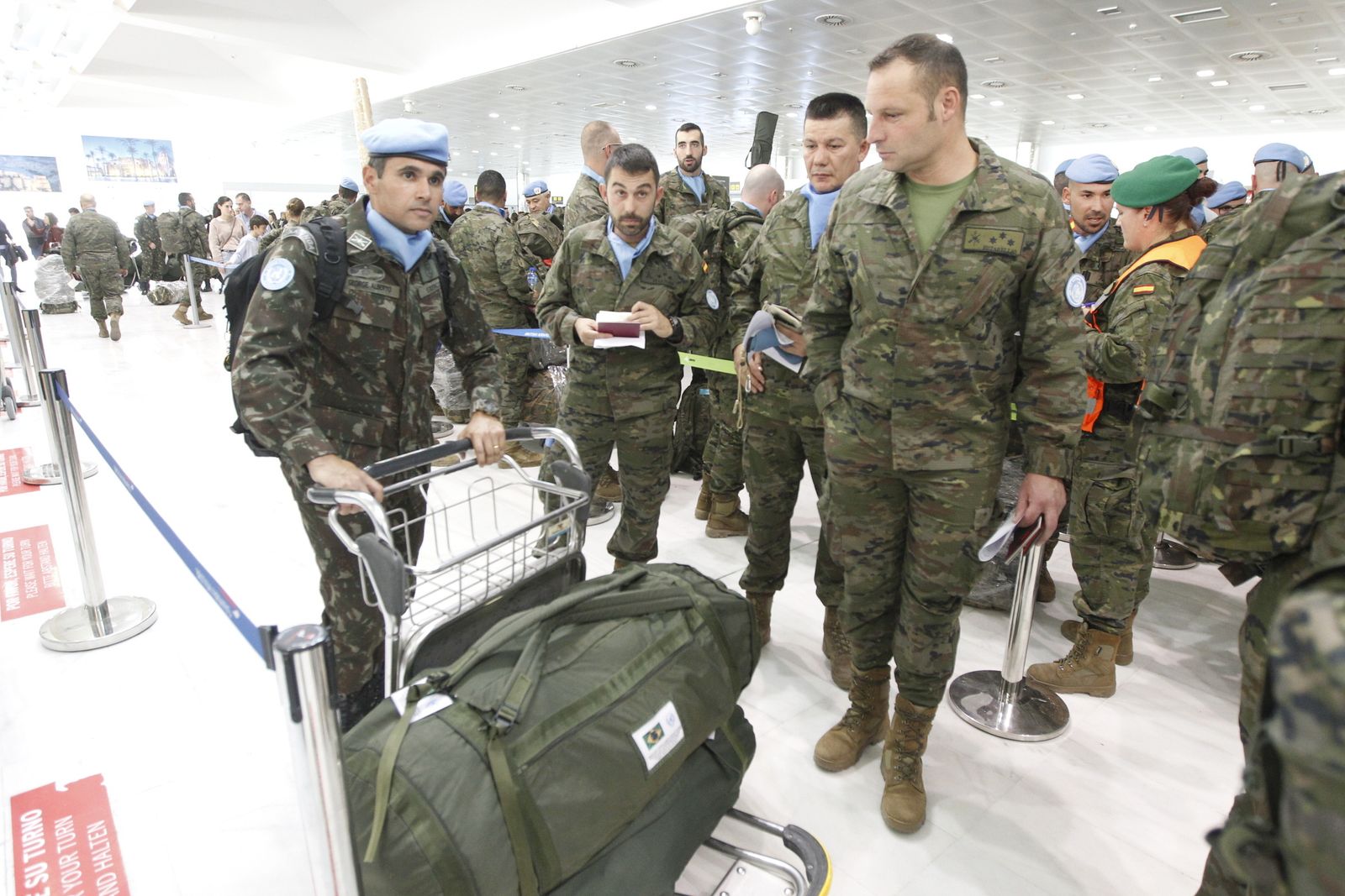 Fotogalería despedida contingente militar al Líbano