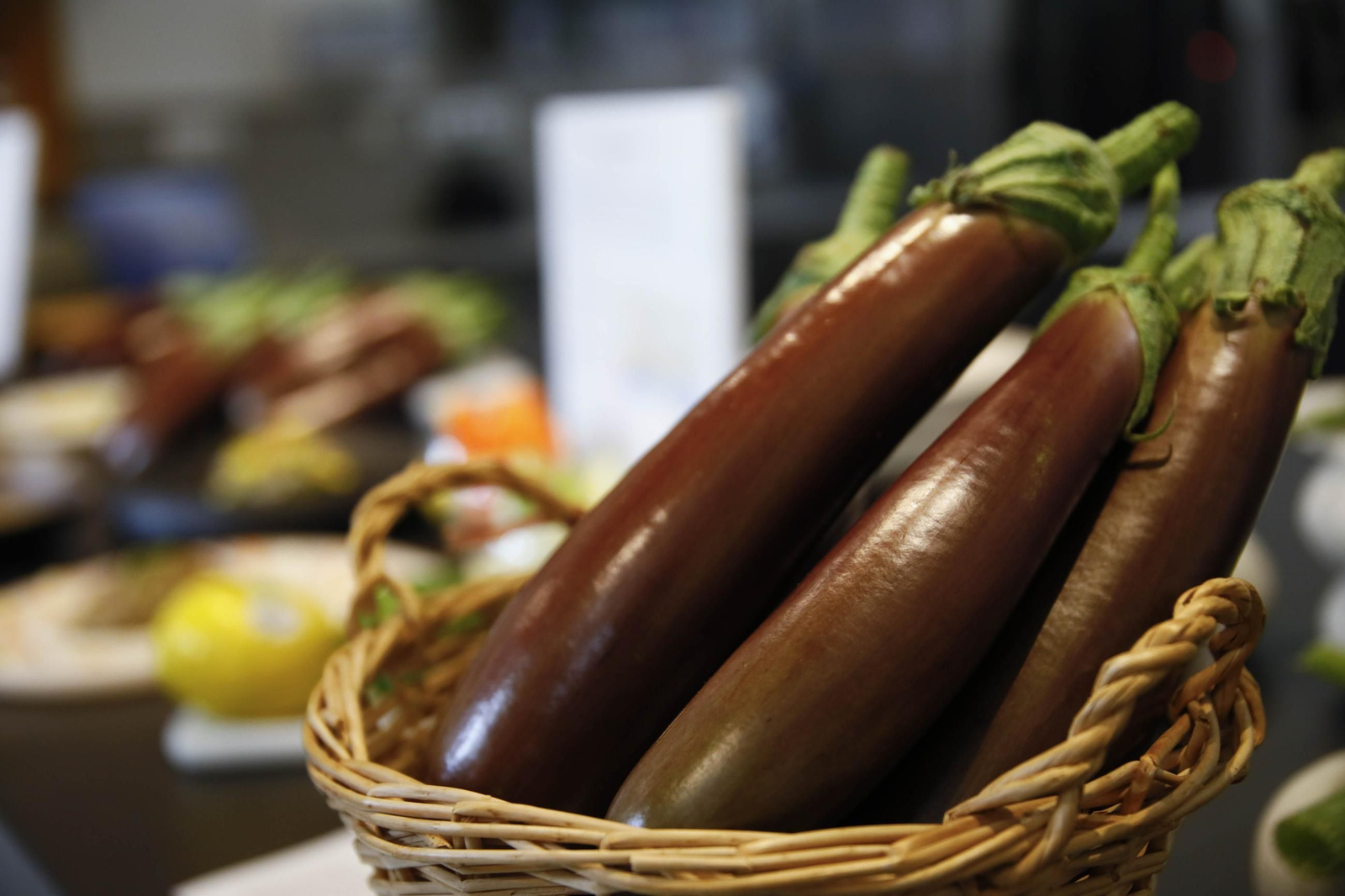 Las imágenes de una nueva variedad de berenjena en Almería