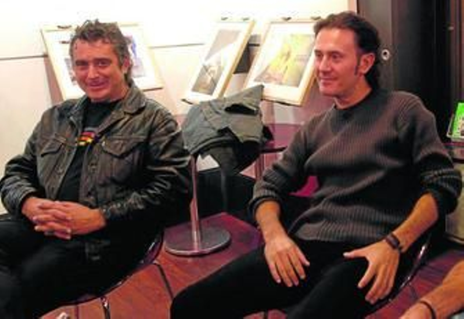 De izquierda a derecha, Pepe Begines y Salvador Romero.