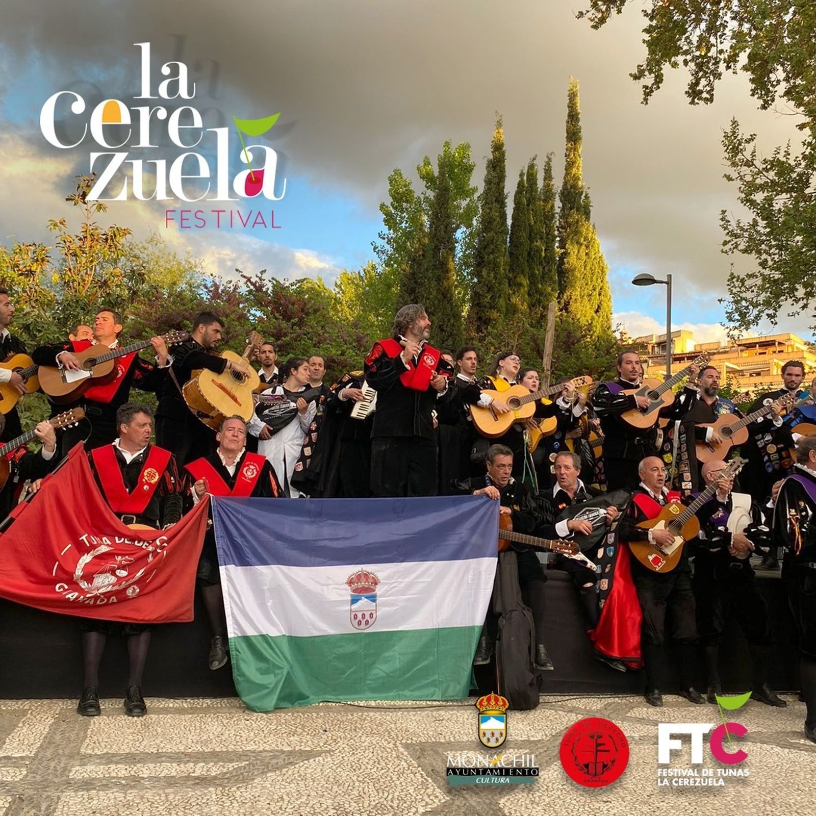 Cartel del 2° Festival de Tunas “La Cerezuela”.