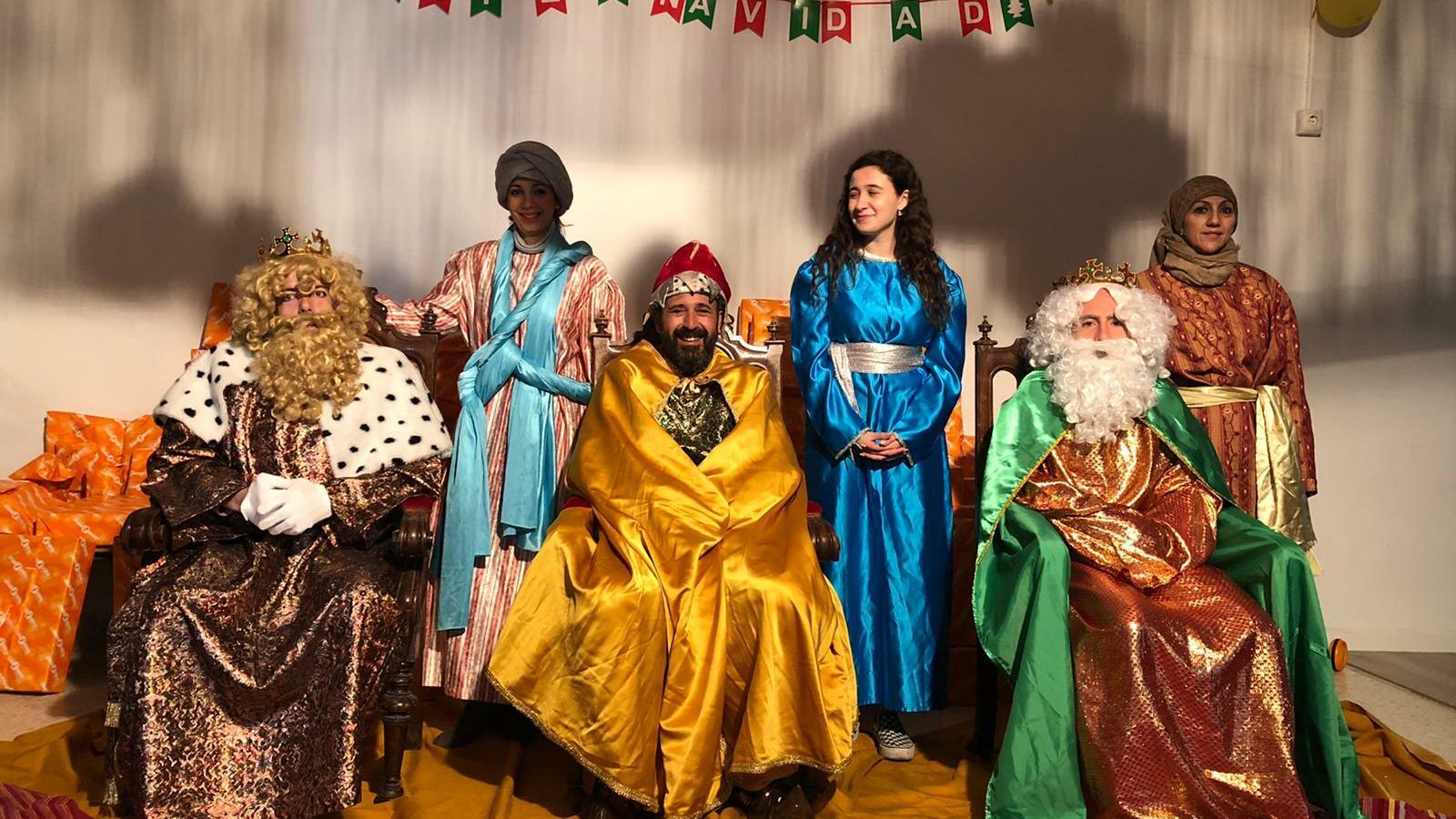 Los Reyes Magos, a su paso por el colegio Luis Vives