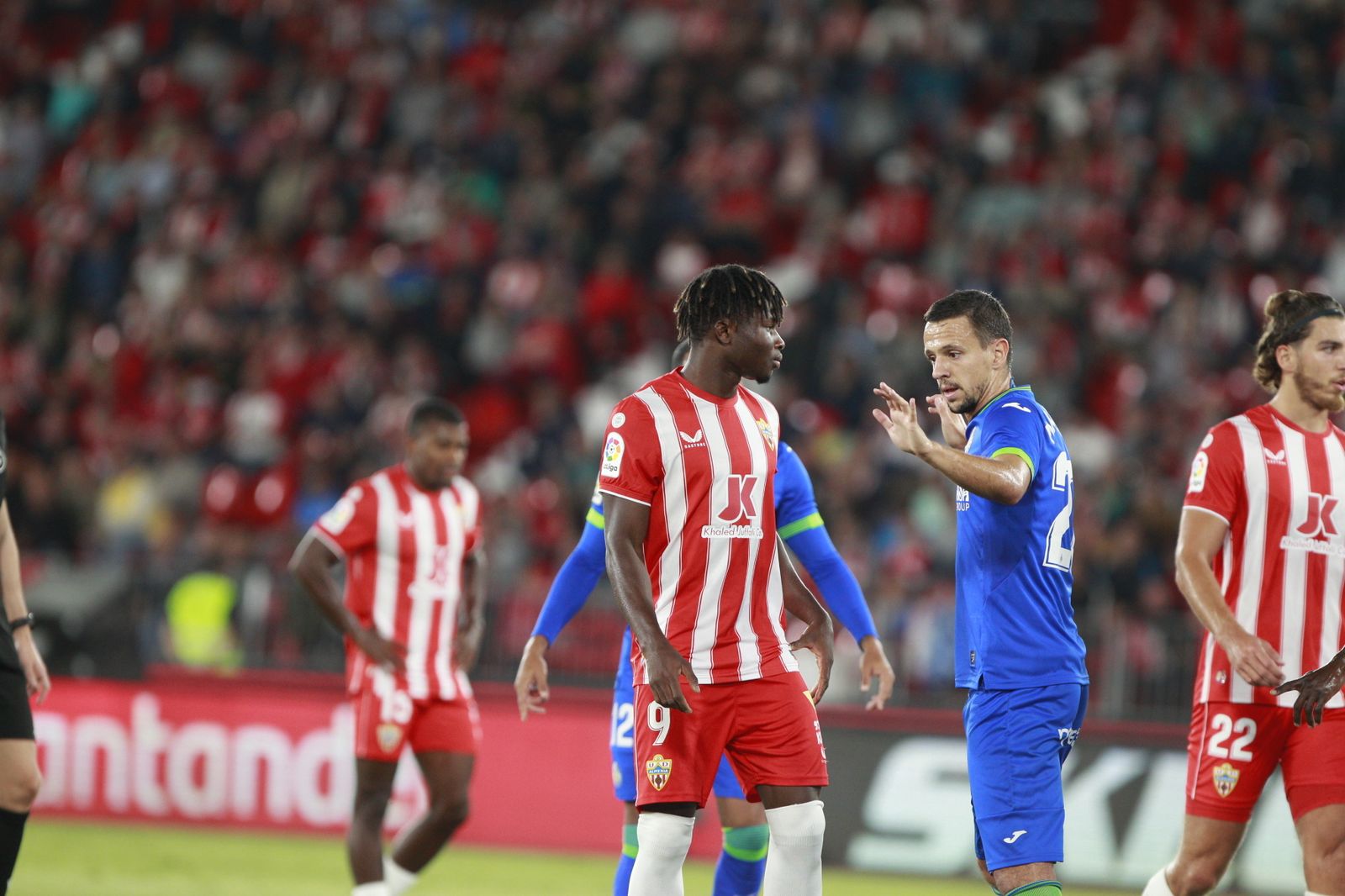 Imágenes del partido de fútbol U.D. Almería-Getafe C.F.