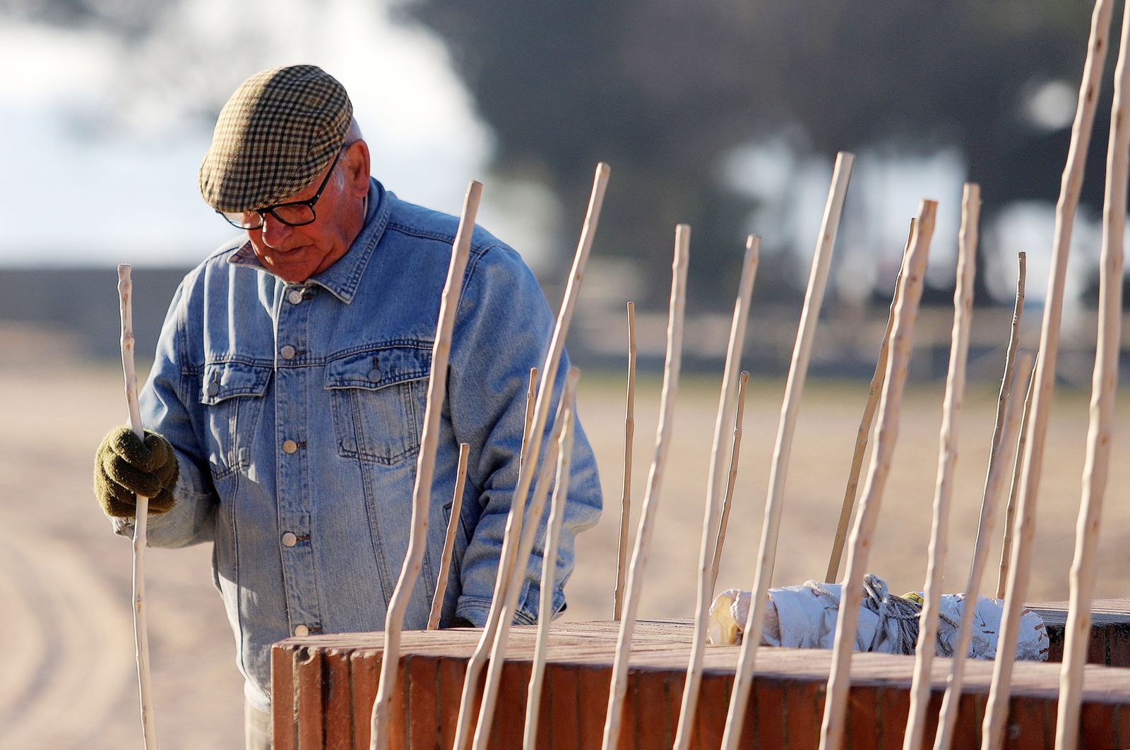 Imágenes del ambiente en la aldea del Rocío para celebrar la Candelaria