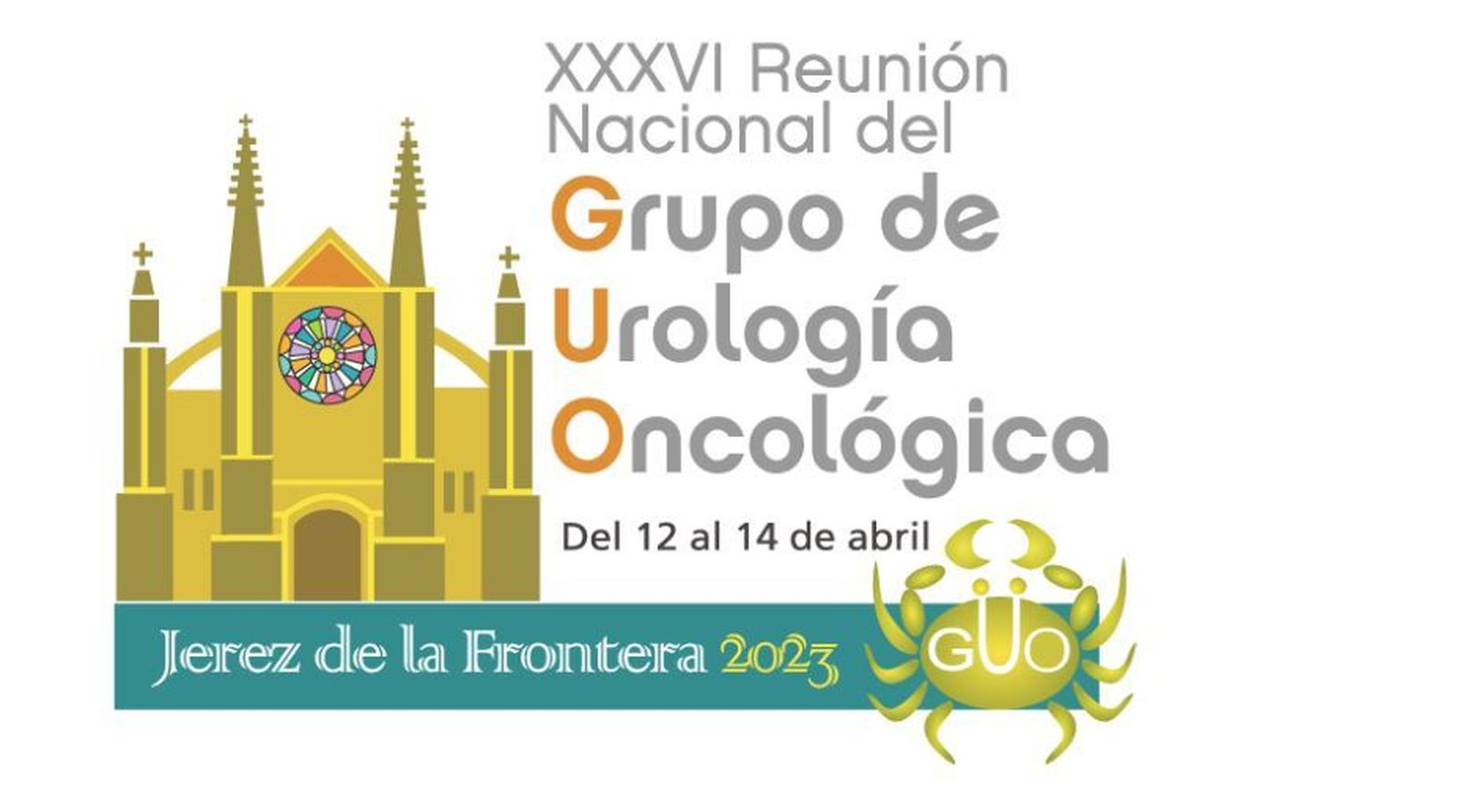 Cartel de la Reunión Nacional del Grupo de Urología Oncológica.