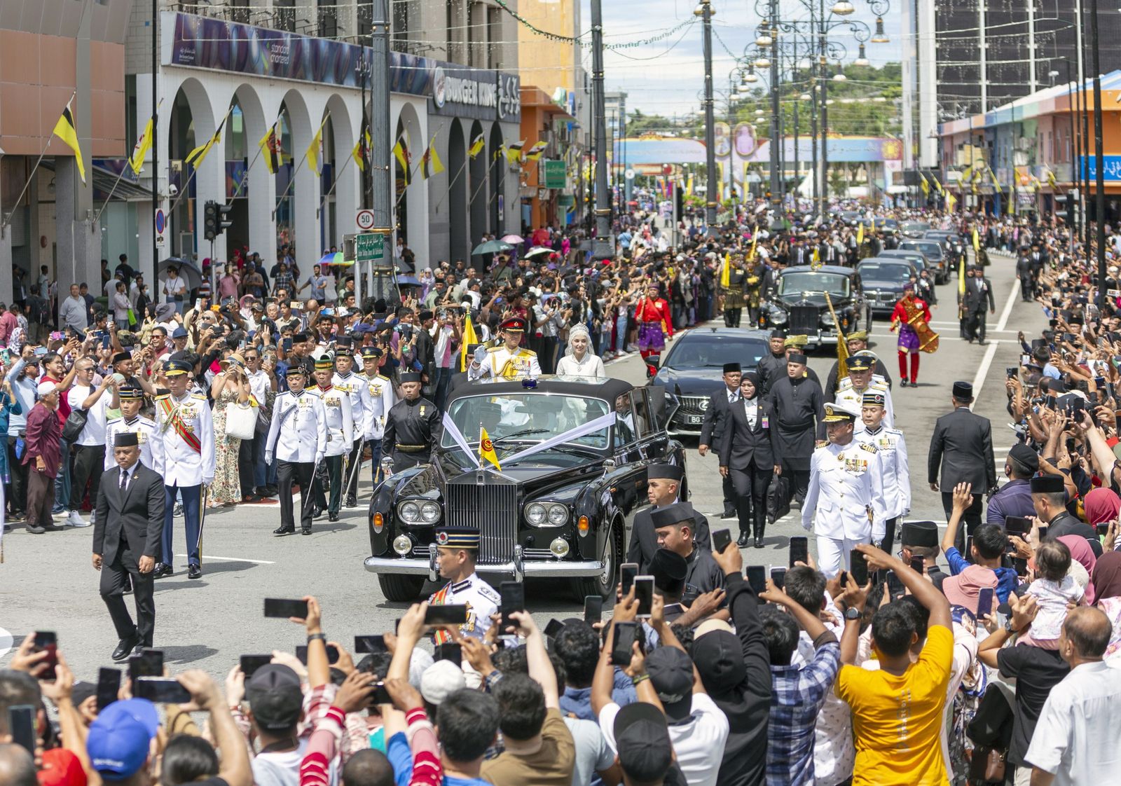 La boda real del sultanato de Brunei en imágenes