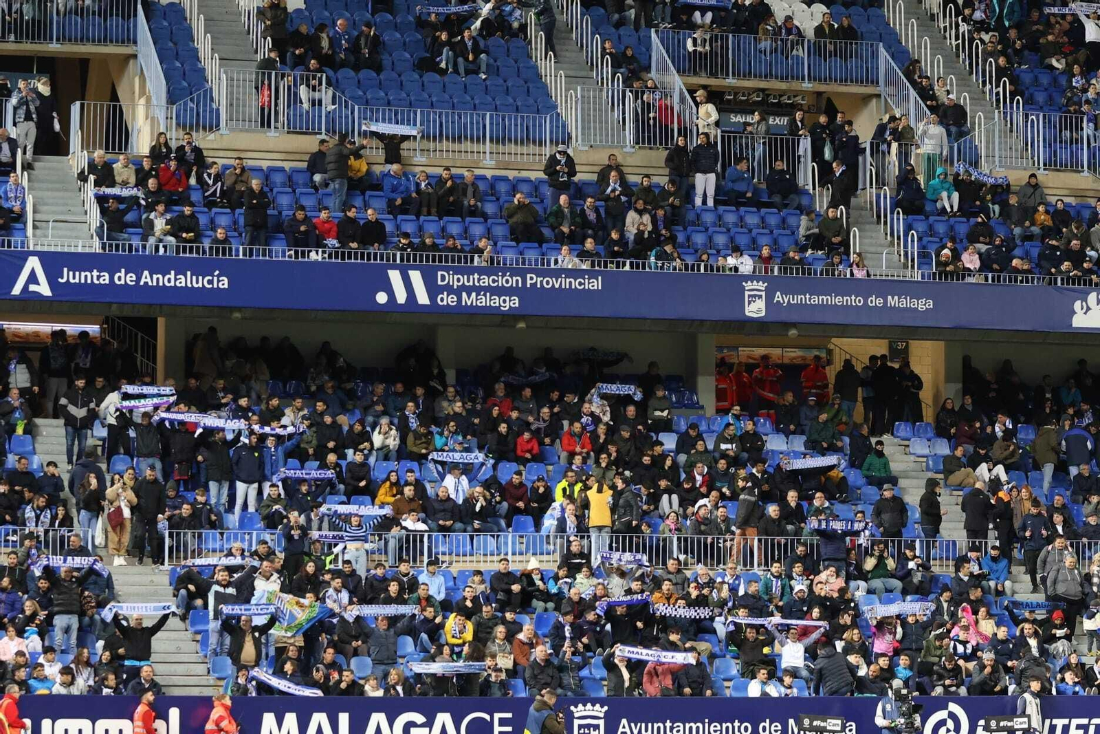 El Málaga CF - Real Oviedo, en fotos