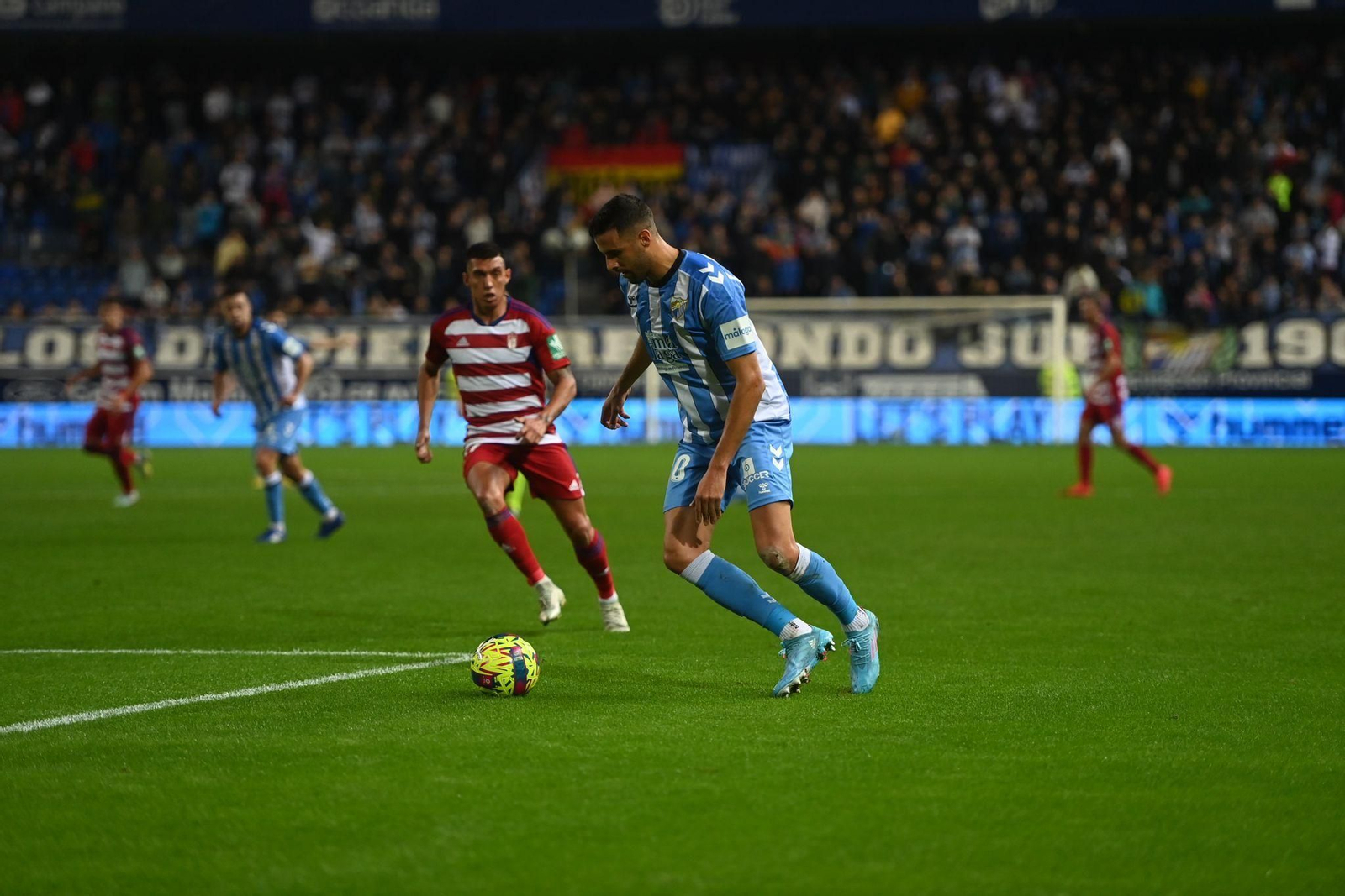 El Málaga CF - Granada CF, en fotos