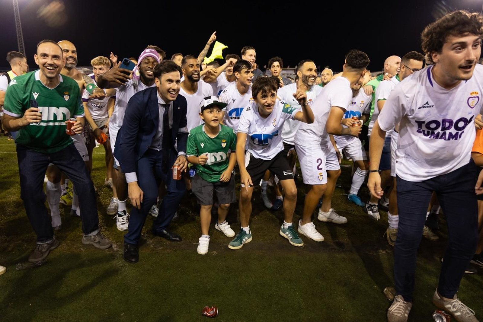 La celebración del Real Jaén.