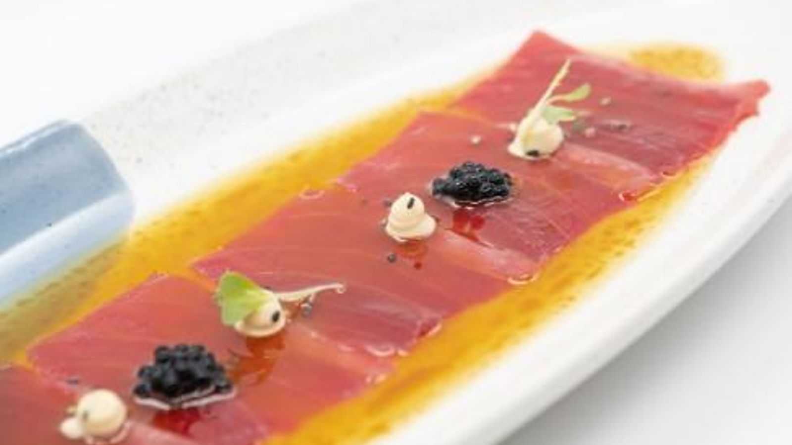 Jamón de atún rojo de almadraba, del restaurante Doña Calma, en Sanlúcar.