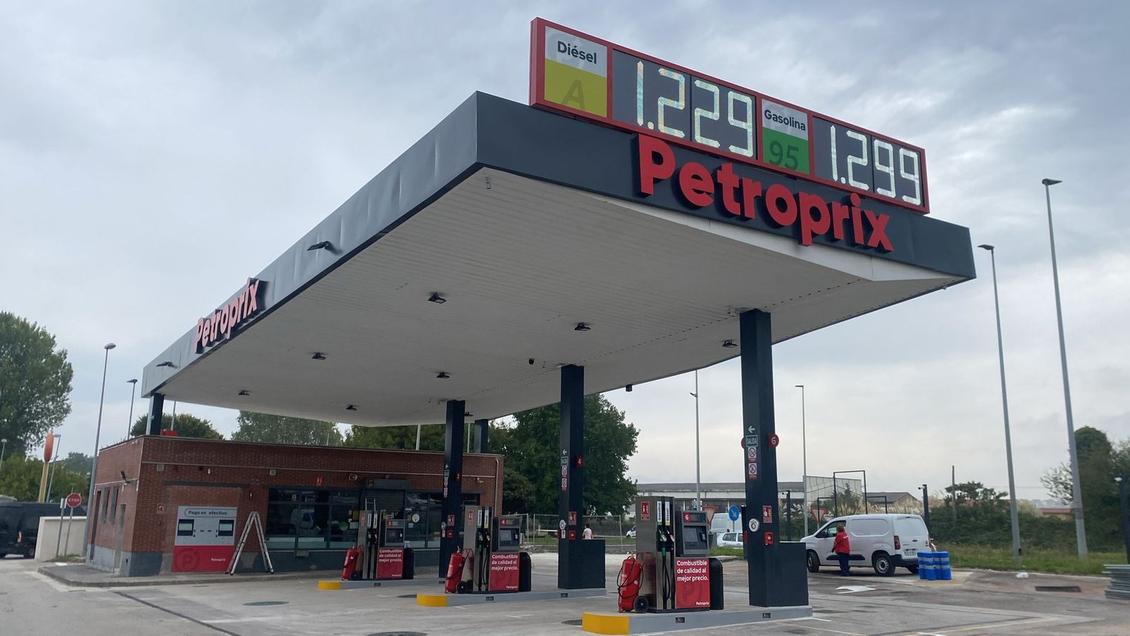 Gasolinera de Petroprix en Santander