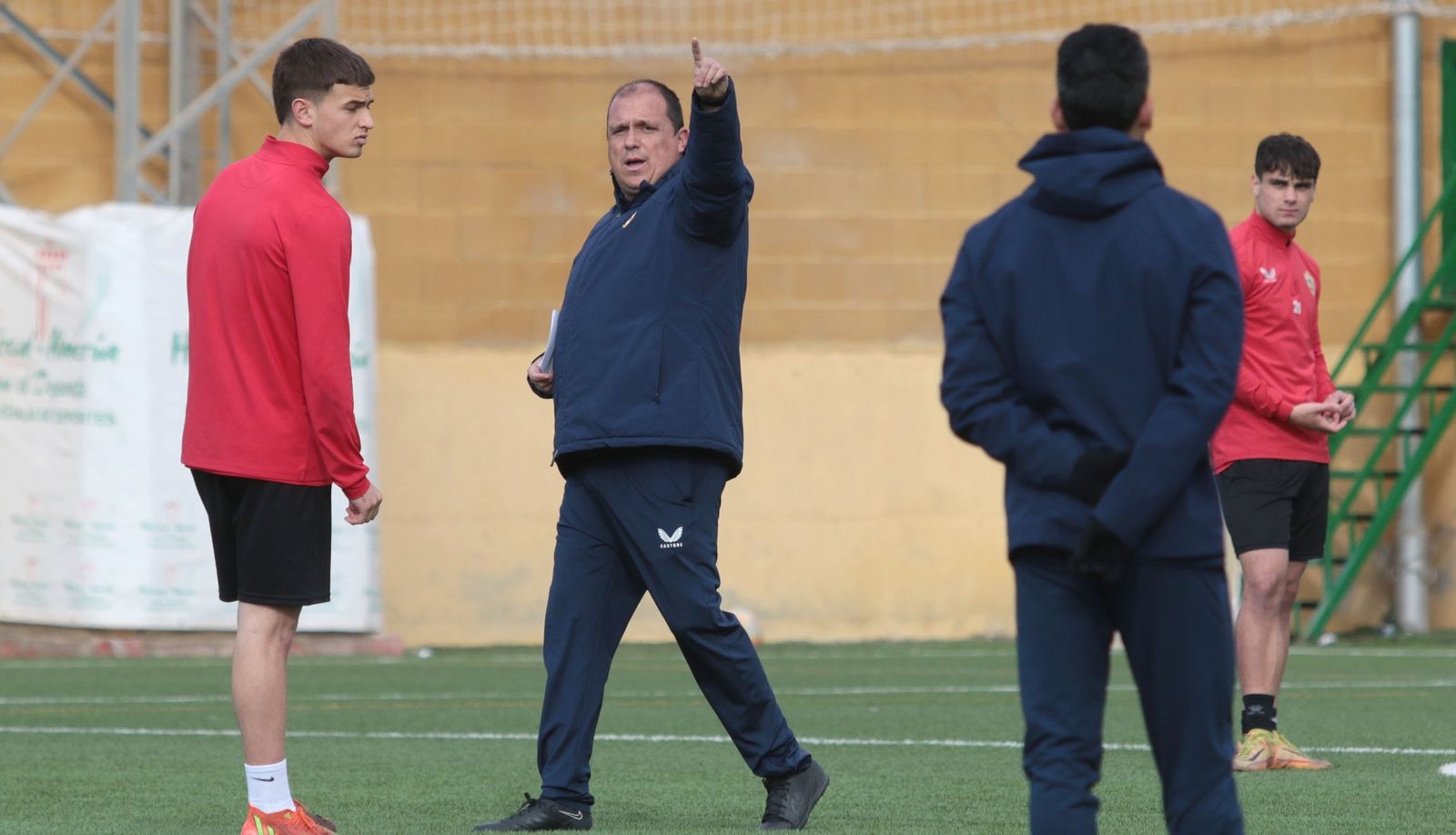 Lasarte, en un entrenamiento de esta temporada