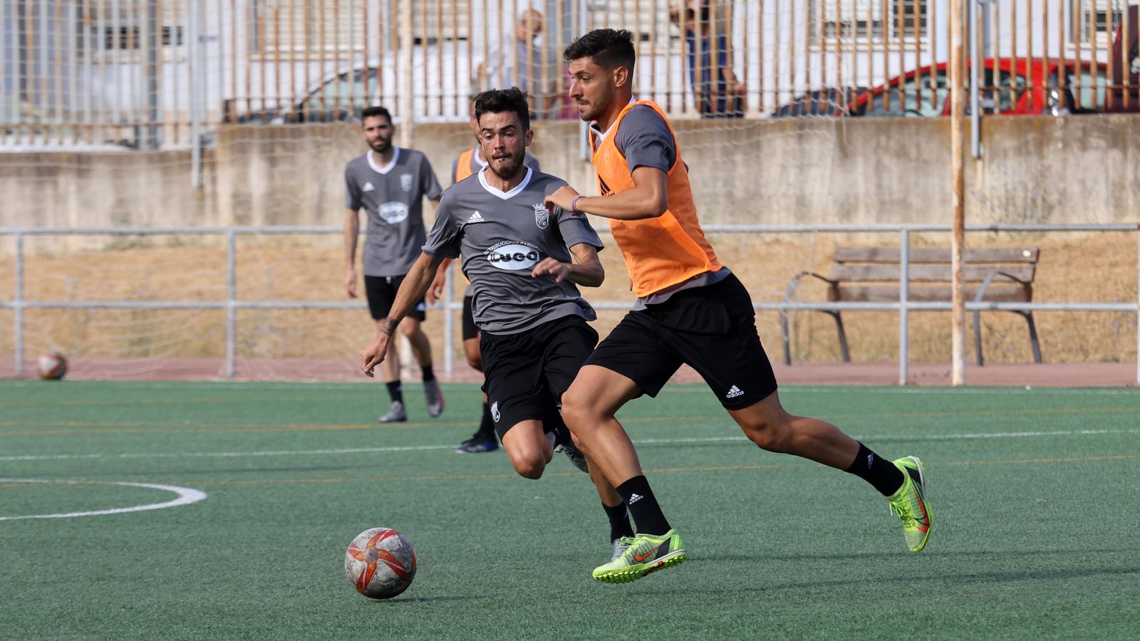 Entrenamiento del Xerez CD en la Granja