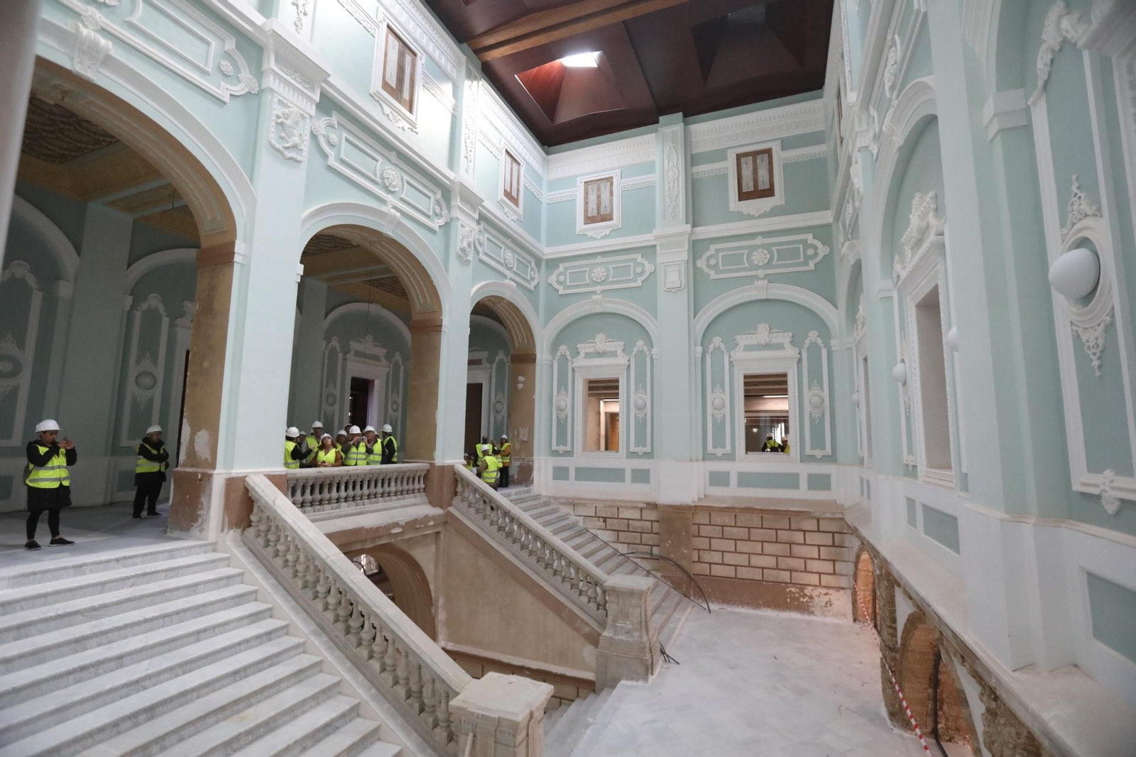 Así son las visitas a las obras del Ayuntamiento