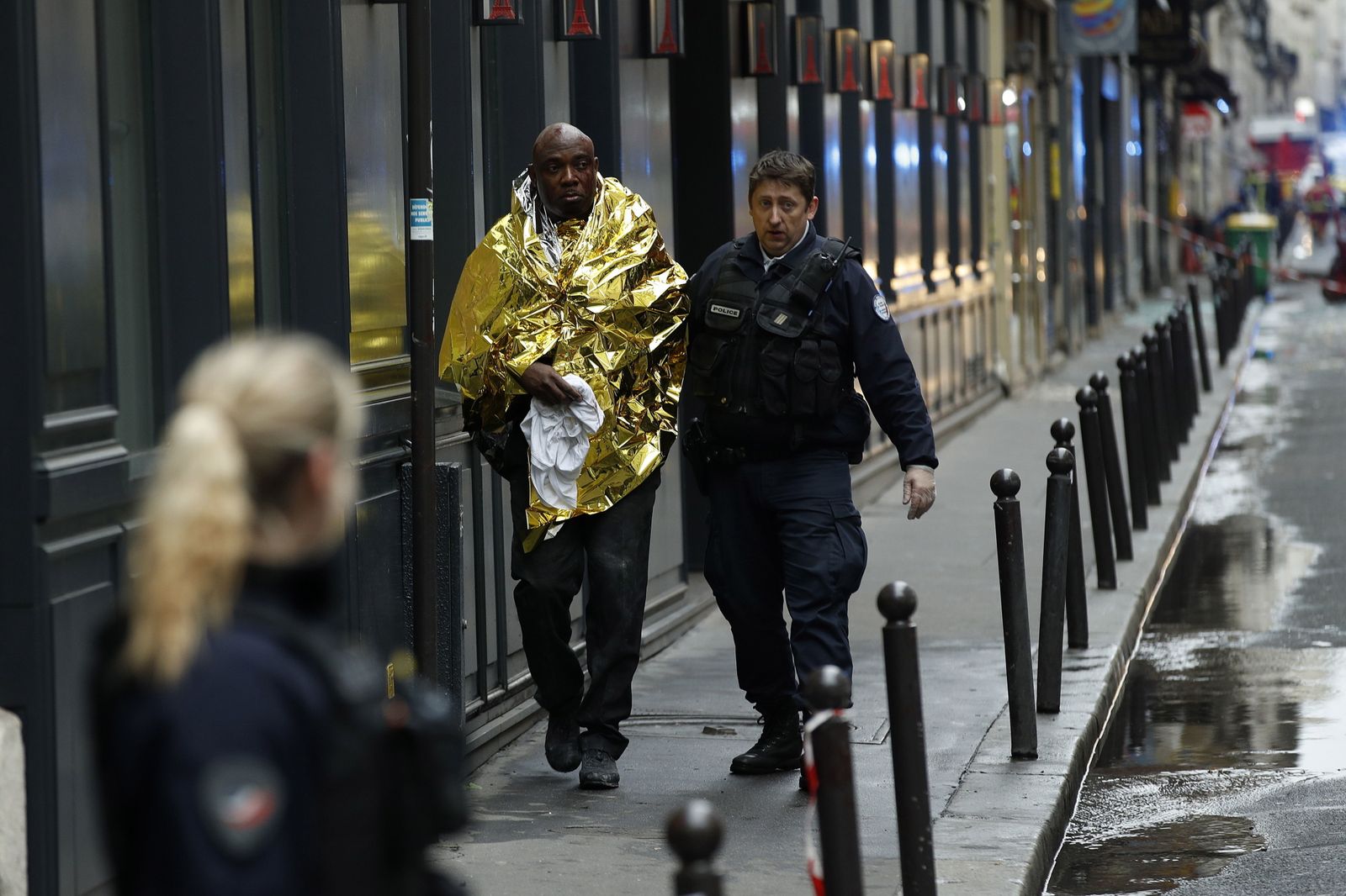 Las imágenes de la explosión de gas en París