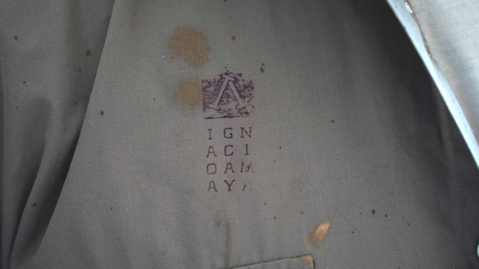 El anagrama del artista Ignacio Amaya, realizado por su tío.