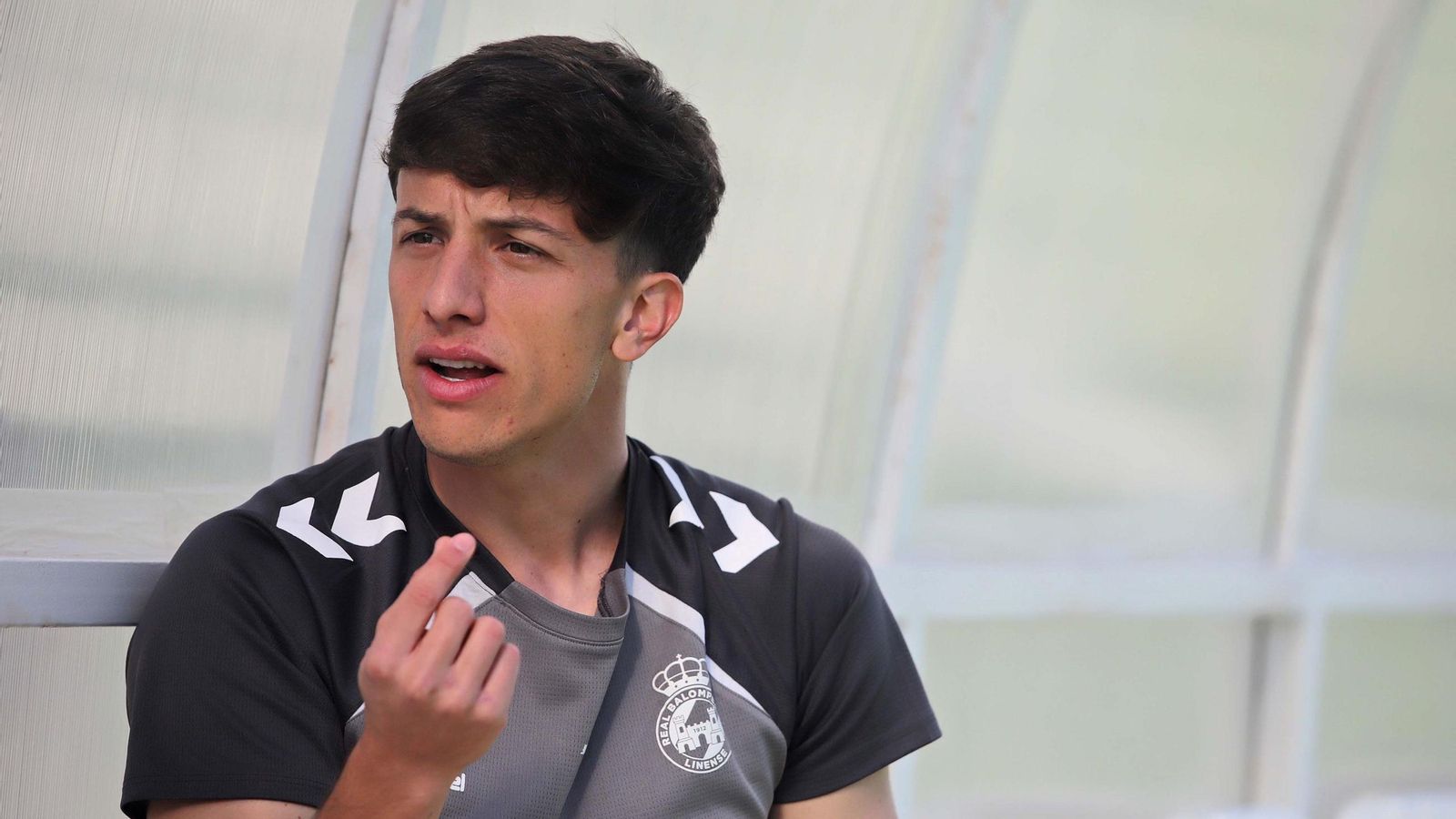 El trigoleador, durante la entrevista con 'Europa Sur'