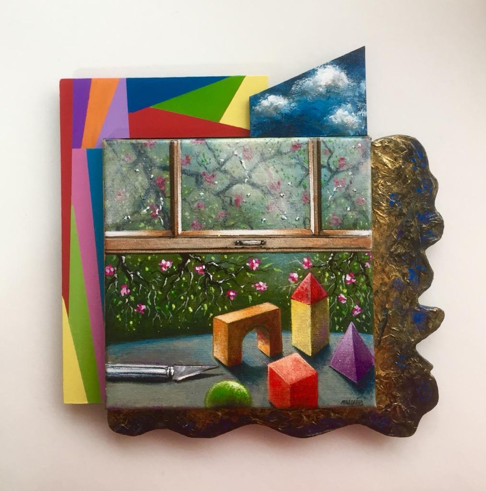 Sabia pintura llena de solvencia creativa