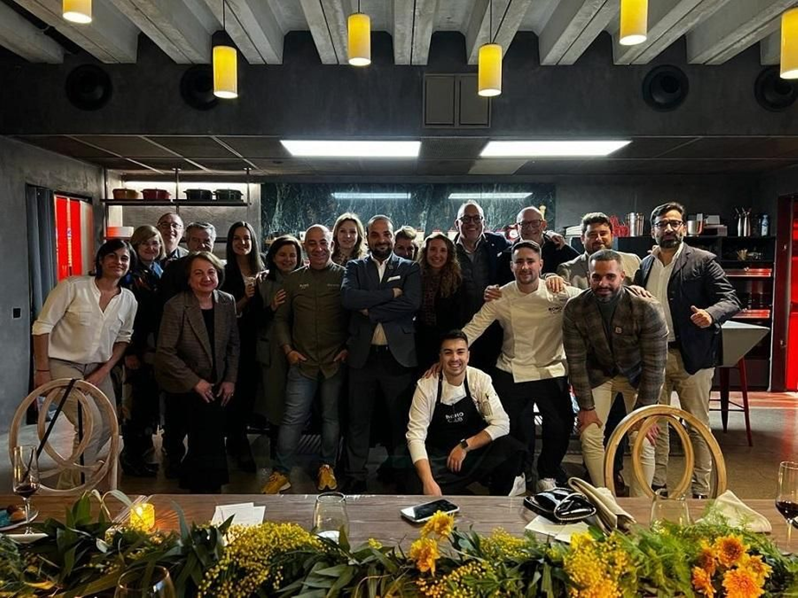 Participantes en el acto promocional turístico en Barcelona.