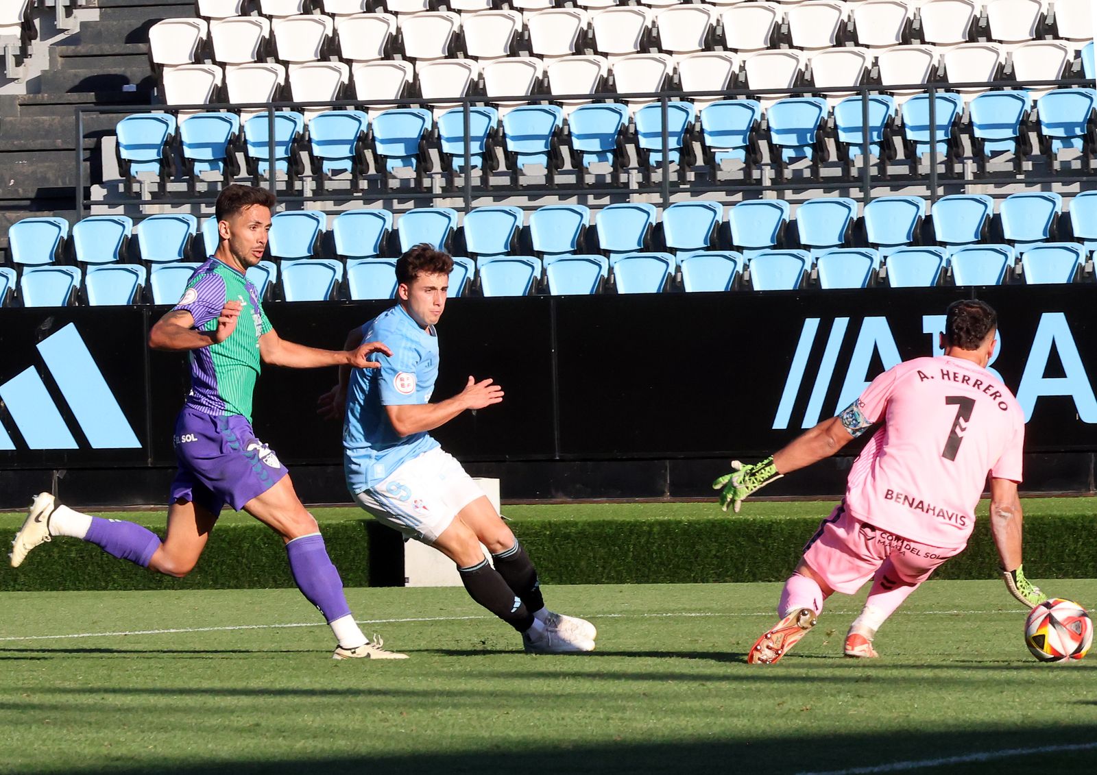 Las fotos del Celta Fortuna-Málaga de play off